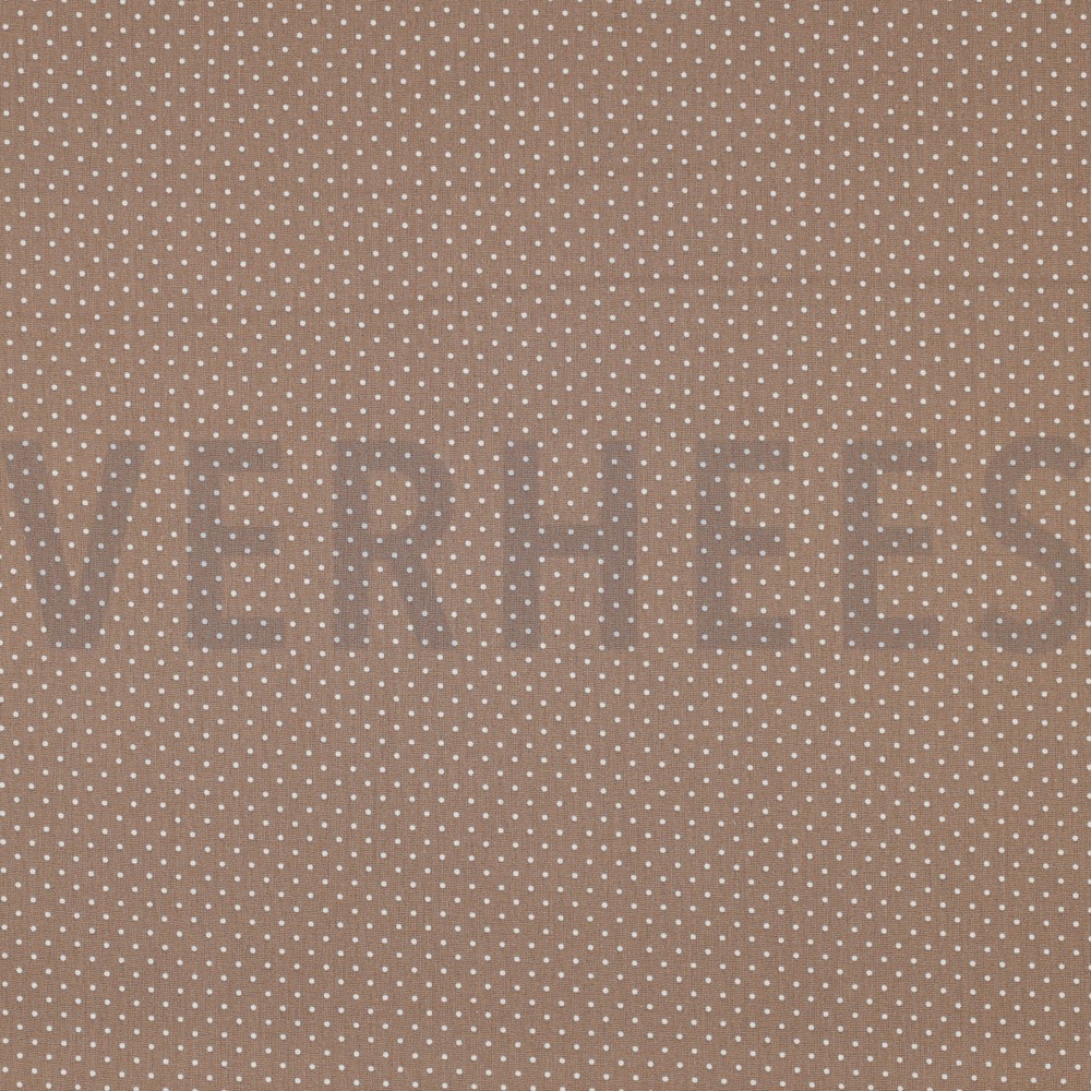 POPLIN PETIT DOTS TAUPE (high resolution)