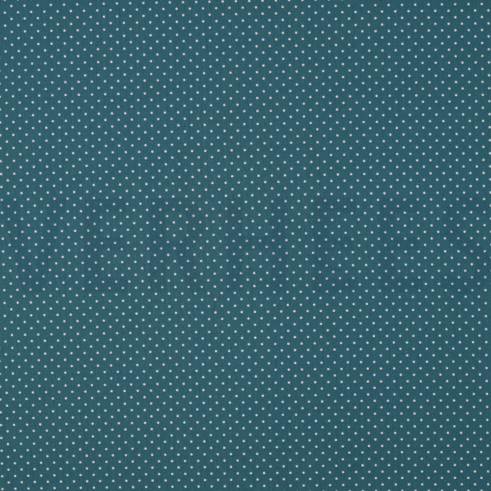 POPLIN PETIT DOTS PETROL (high resolution)