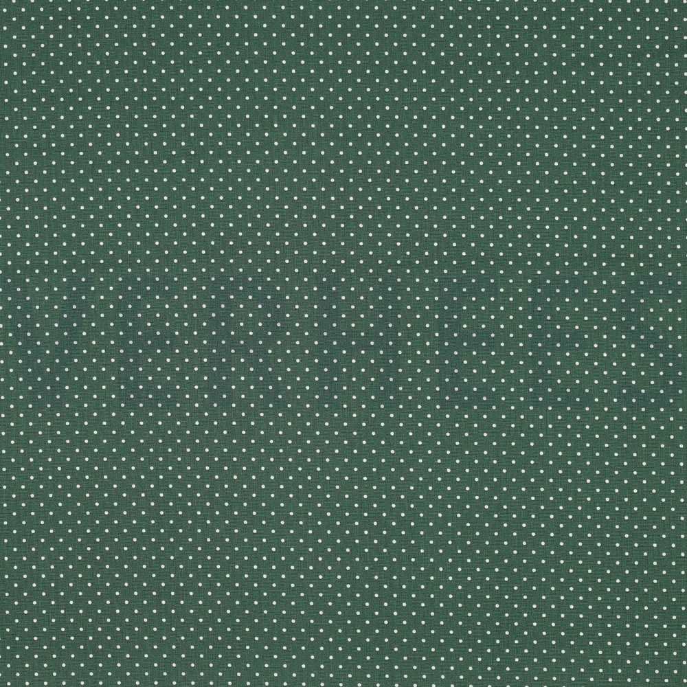 POPLIN PETIT DOTS DARK GREEN (high resolution)