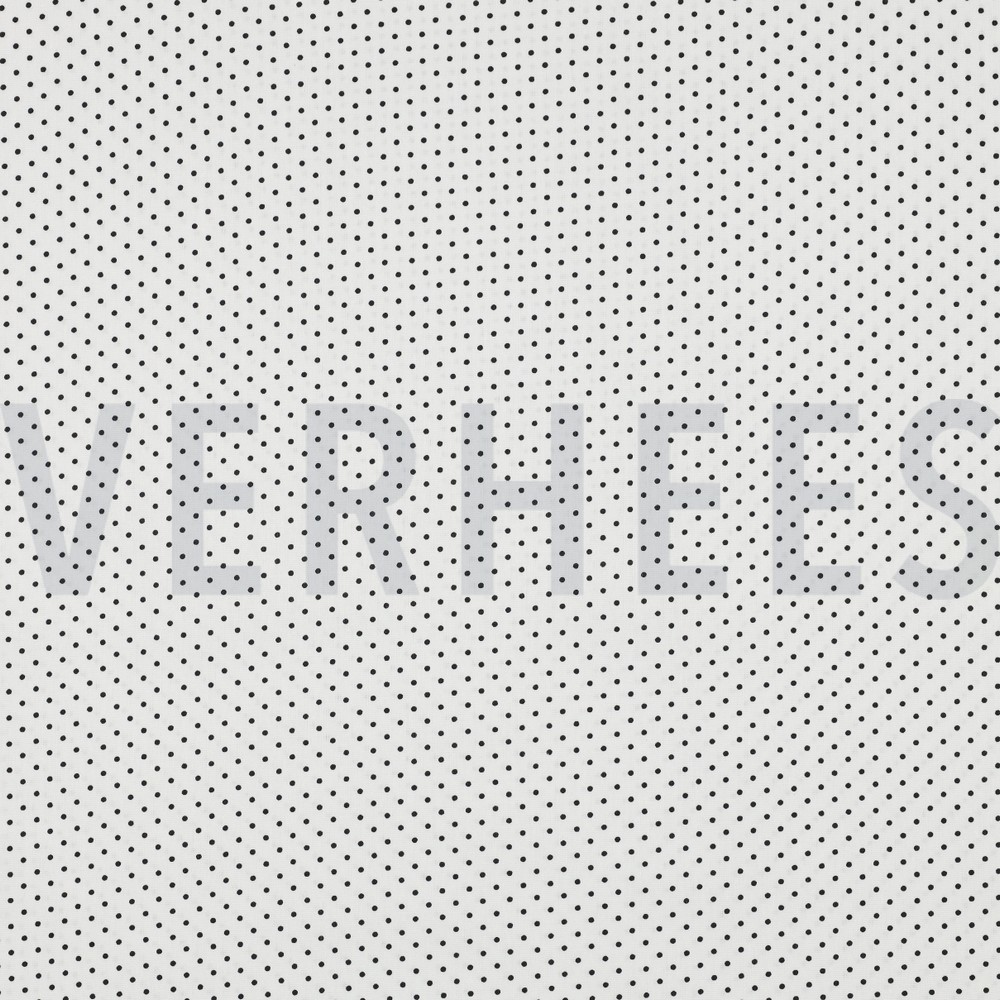 POPLIN PETIT DOTS WHITE/BLACK (high resolution)