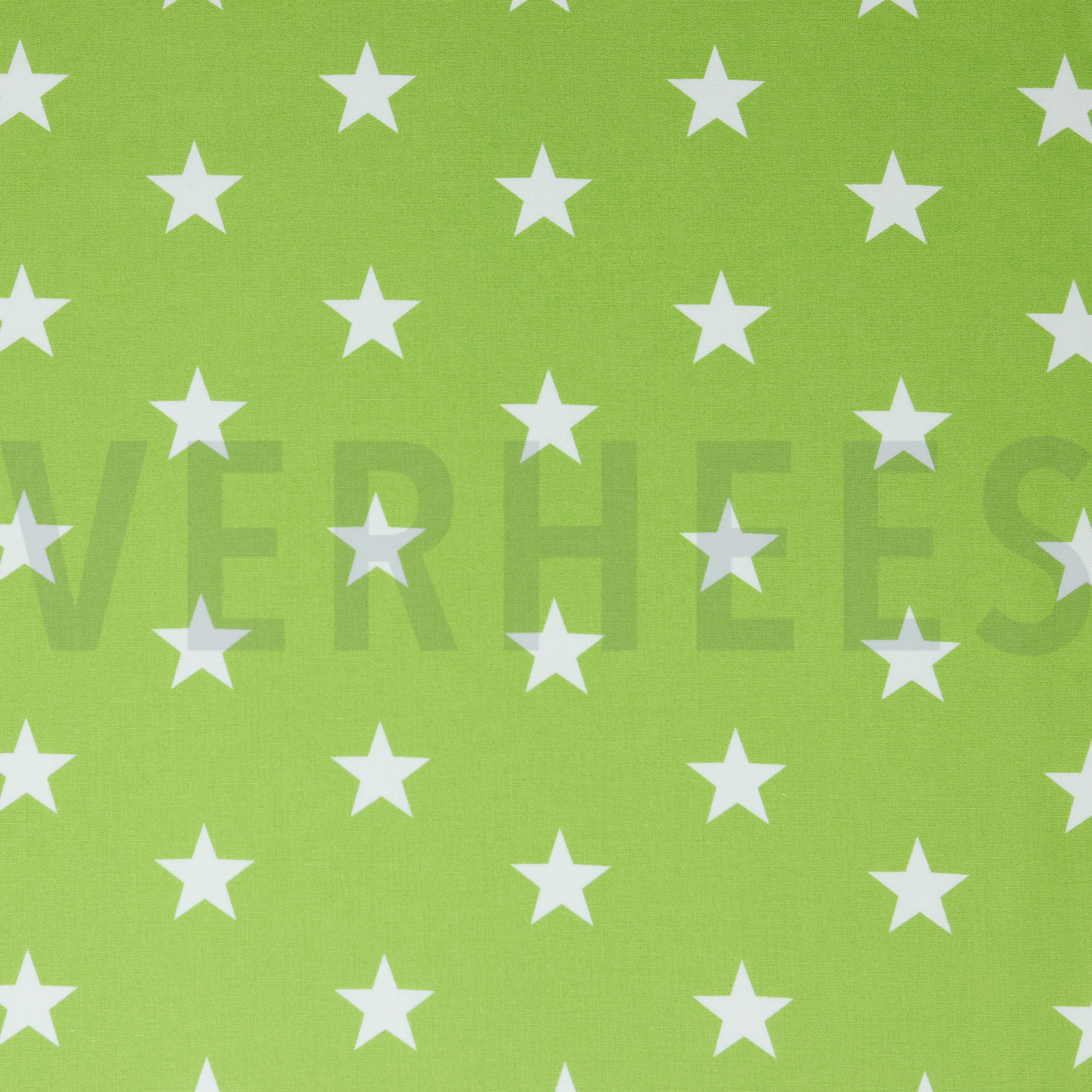 POPLIN STARS LIME (high resolution)