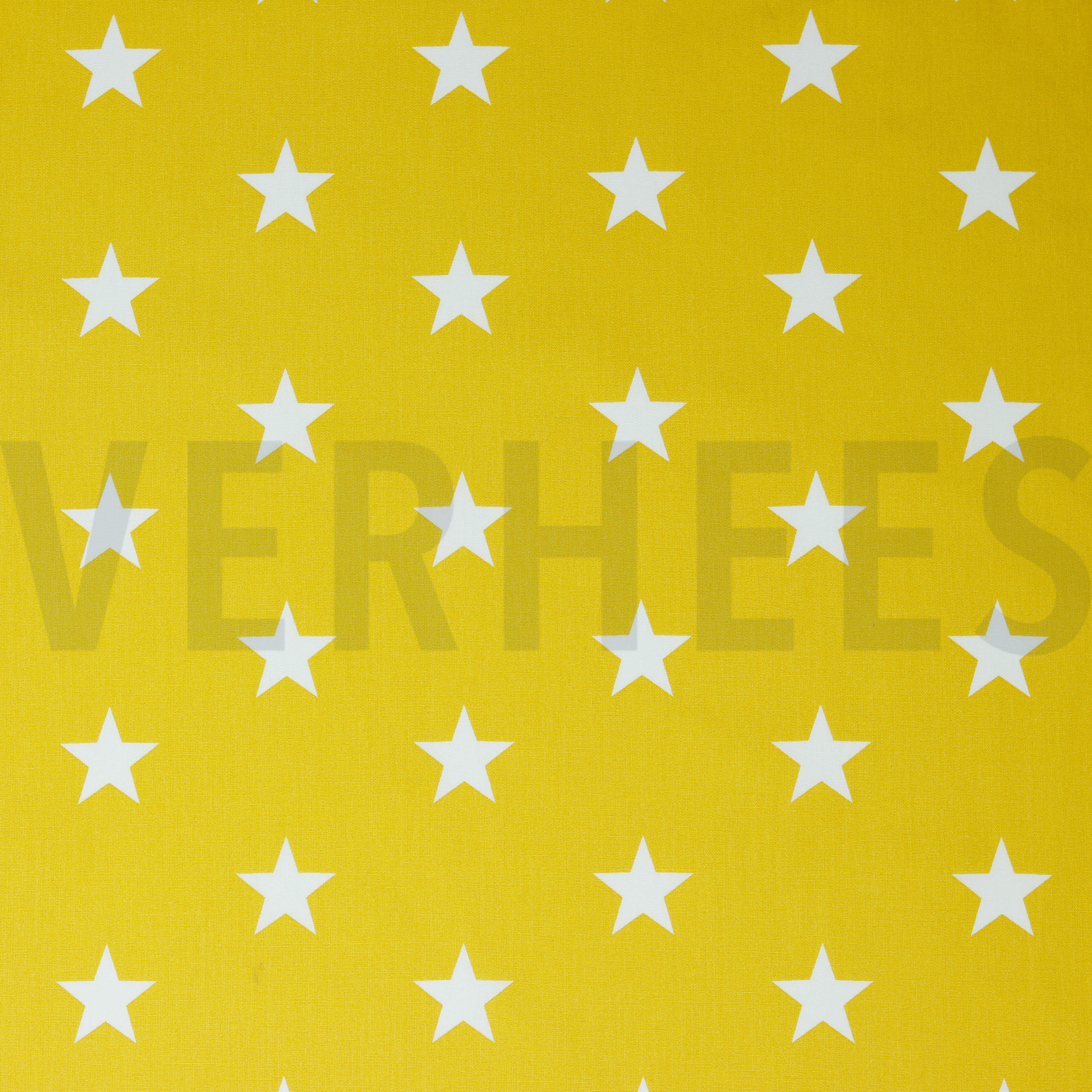 POPLIN STARS YELLOW (high resolution)