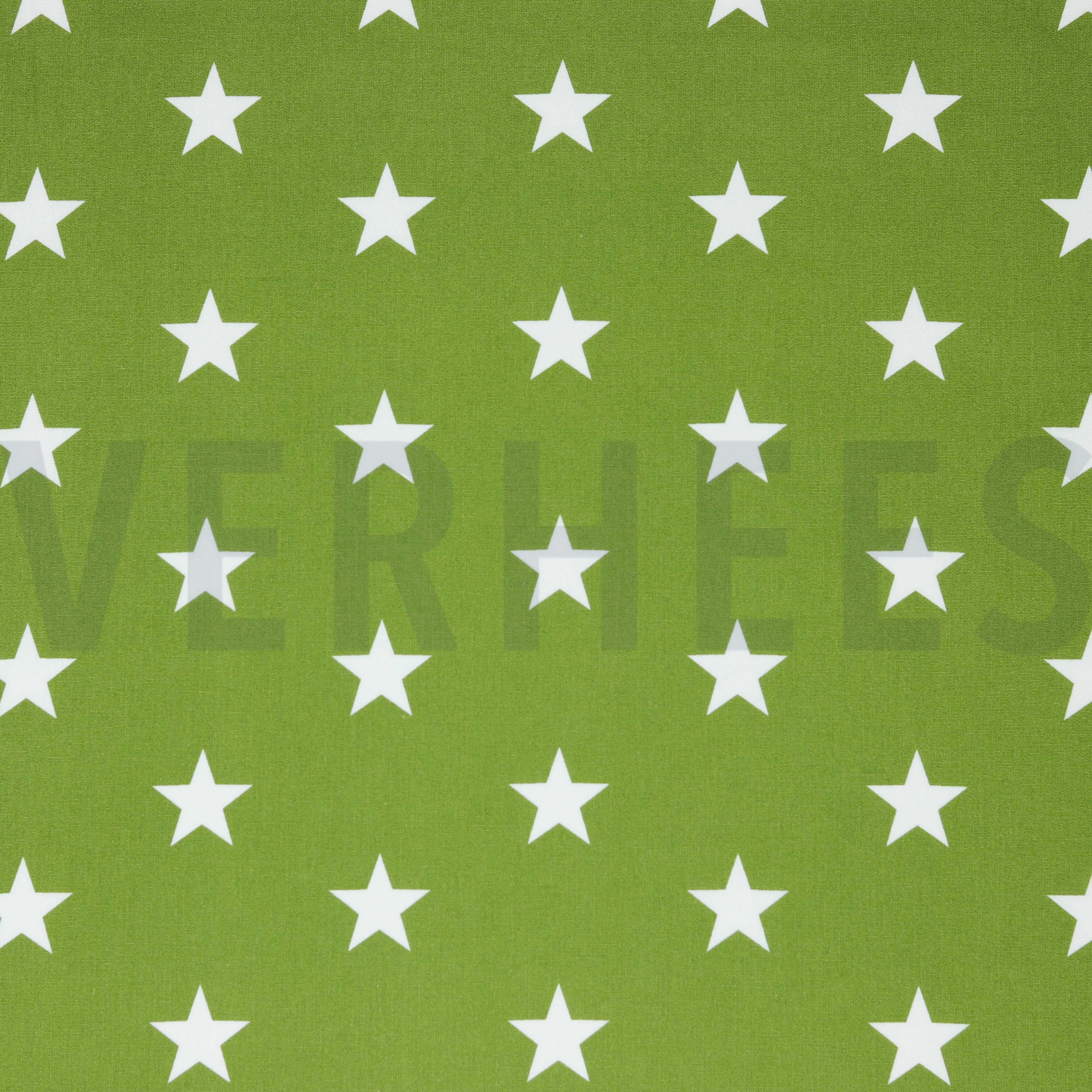 POPLIN STARS GREEN (high resolution)