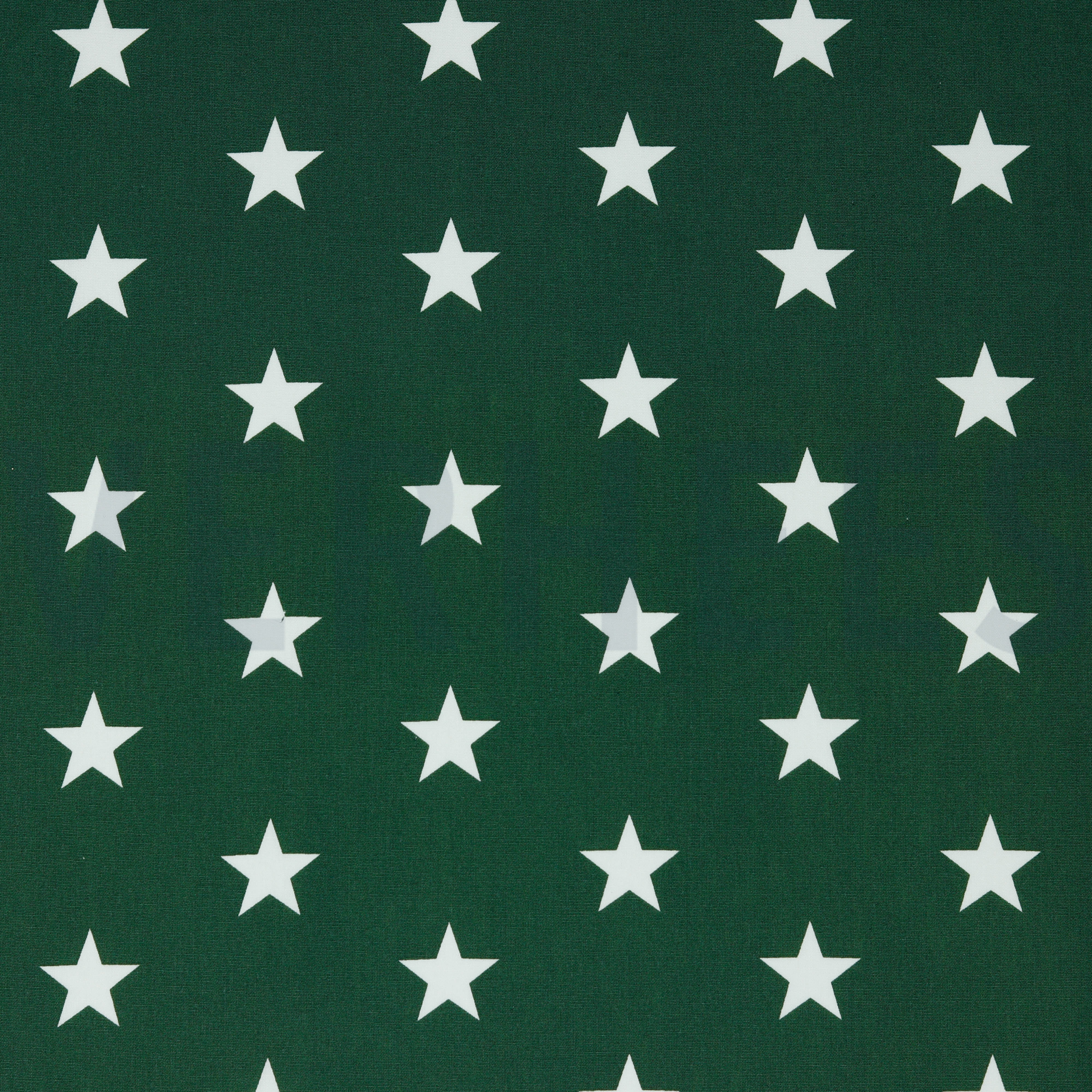 POPLIN STARS DARK GREEN (high resolution)