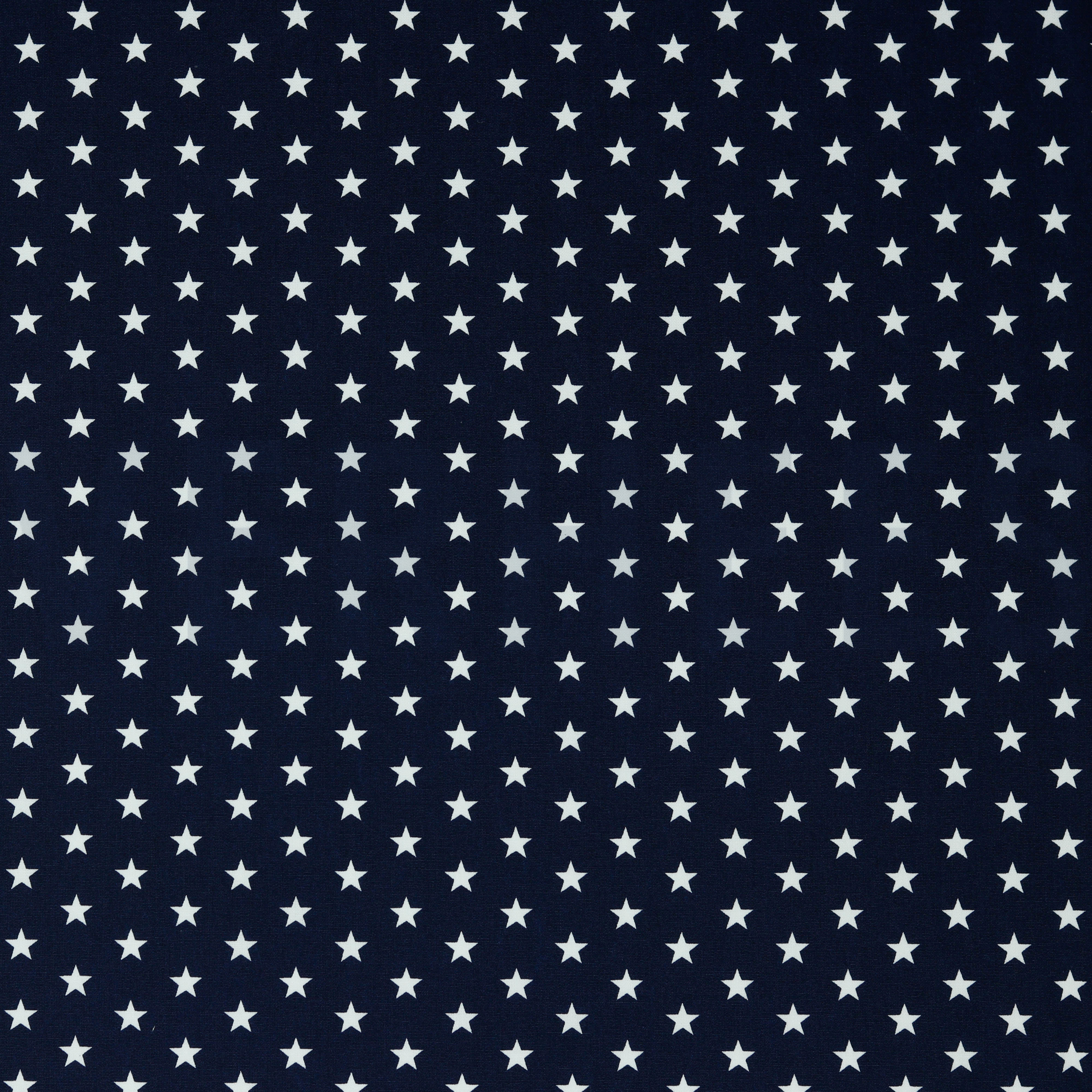 POPLIN PETIT STARS NAVY (high resolution)