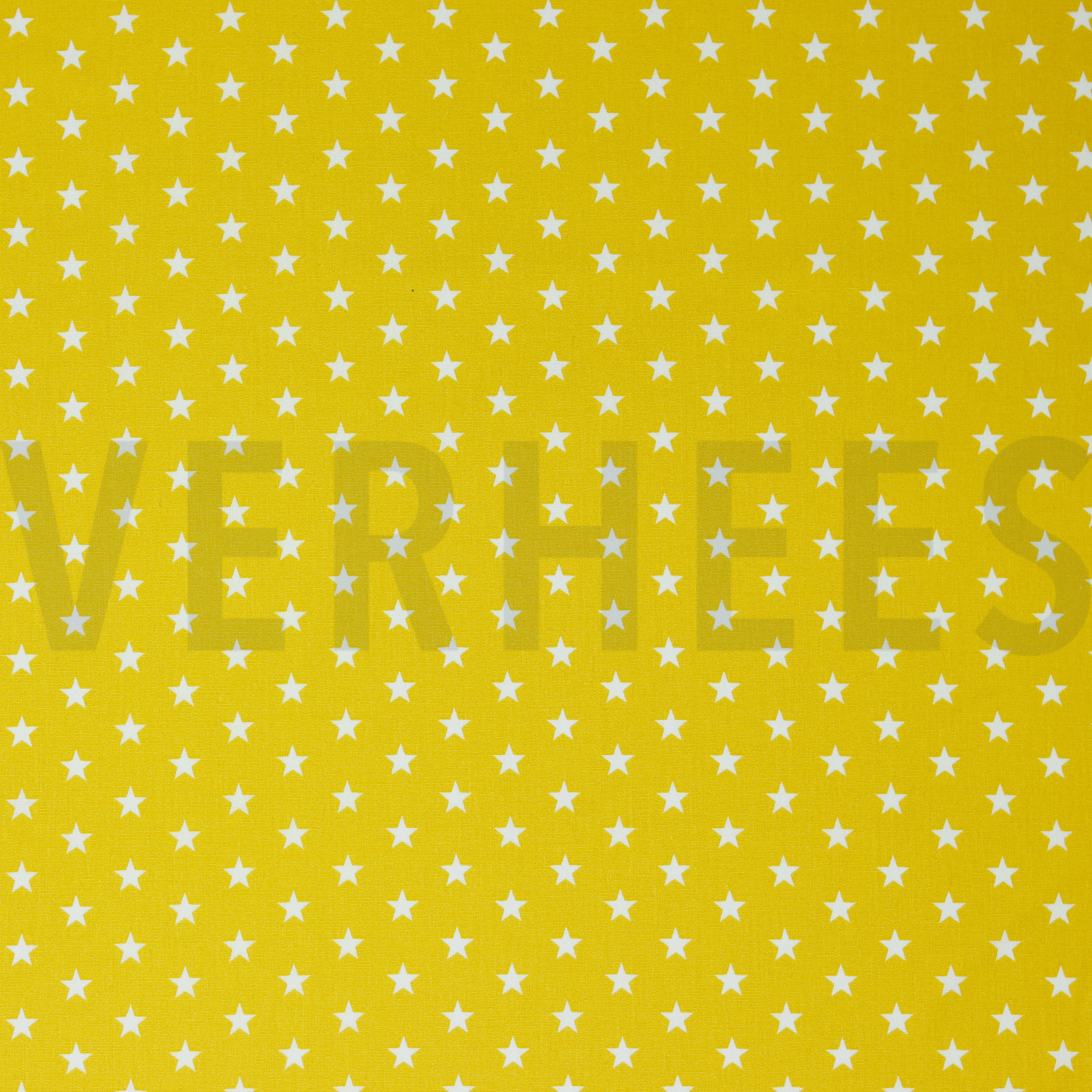 POPLIN PETIT STARS YELLOW (high resolution)