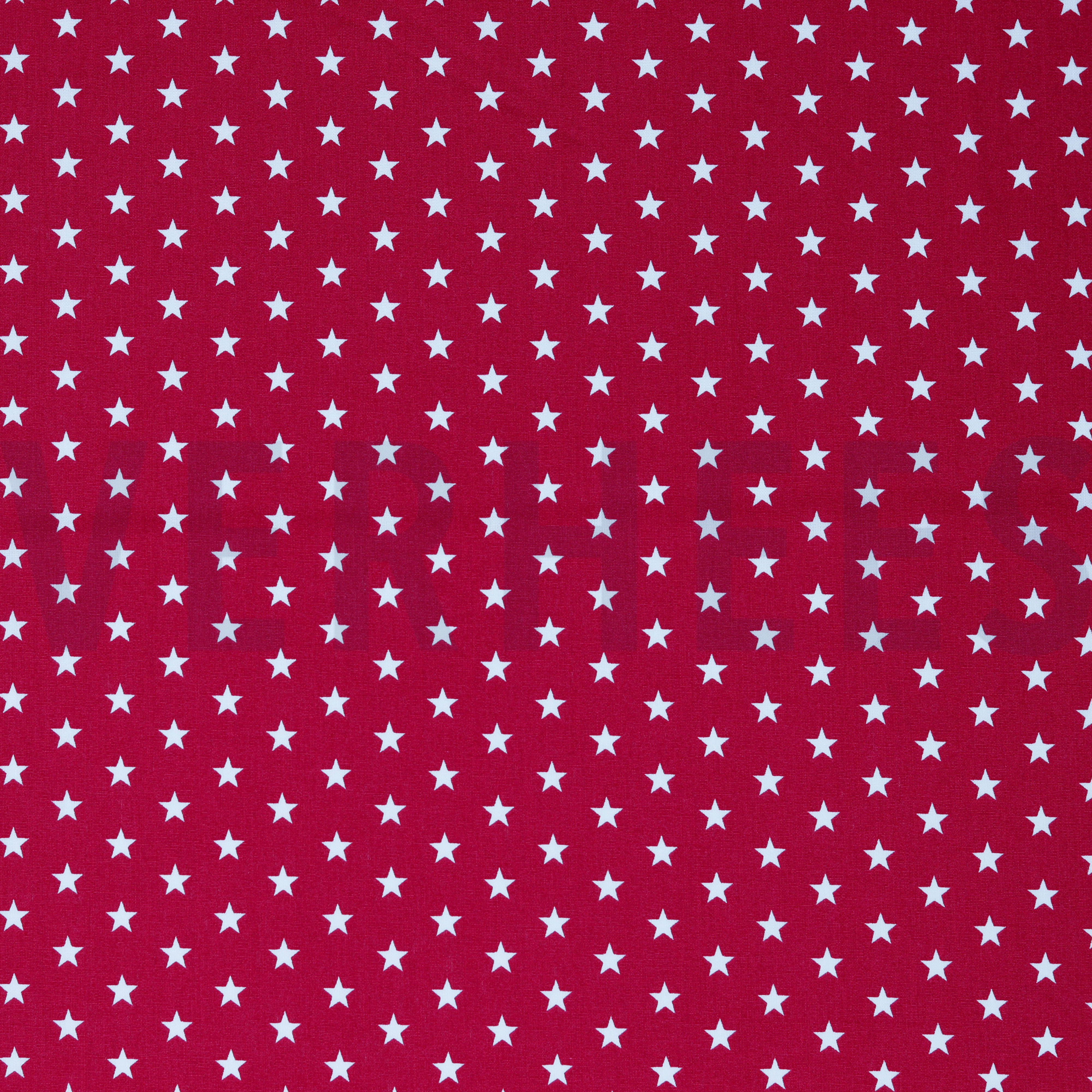 POPLIN PETIT STARS CERISE (high resolution)