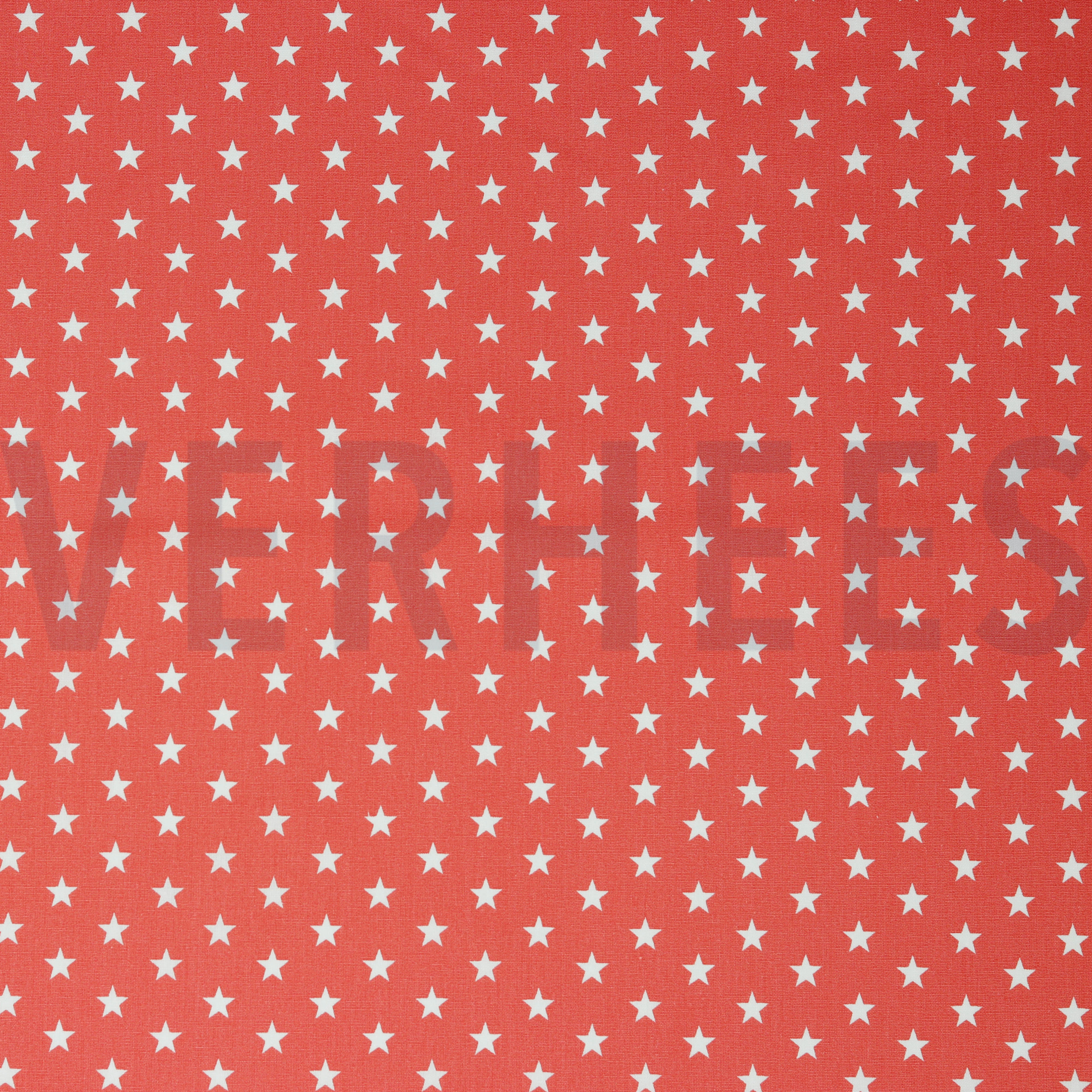 POPLIN PETIT STARS CORAL (high resolution)