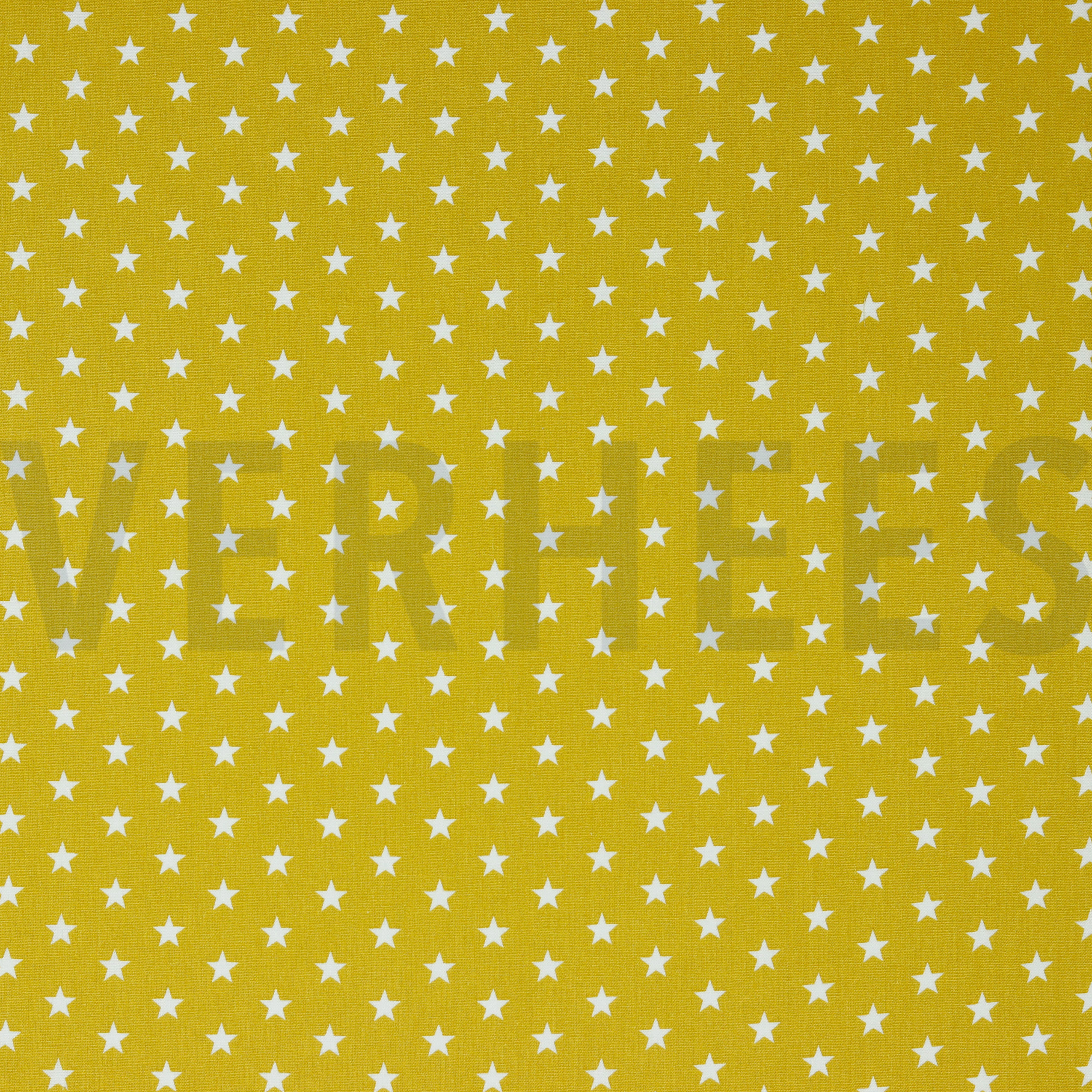 POPLIN PETIT STARS OCHRE (high resolution)