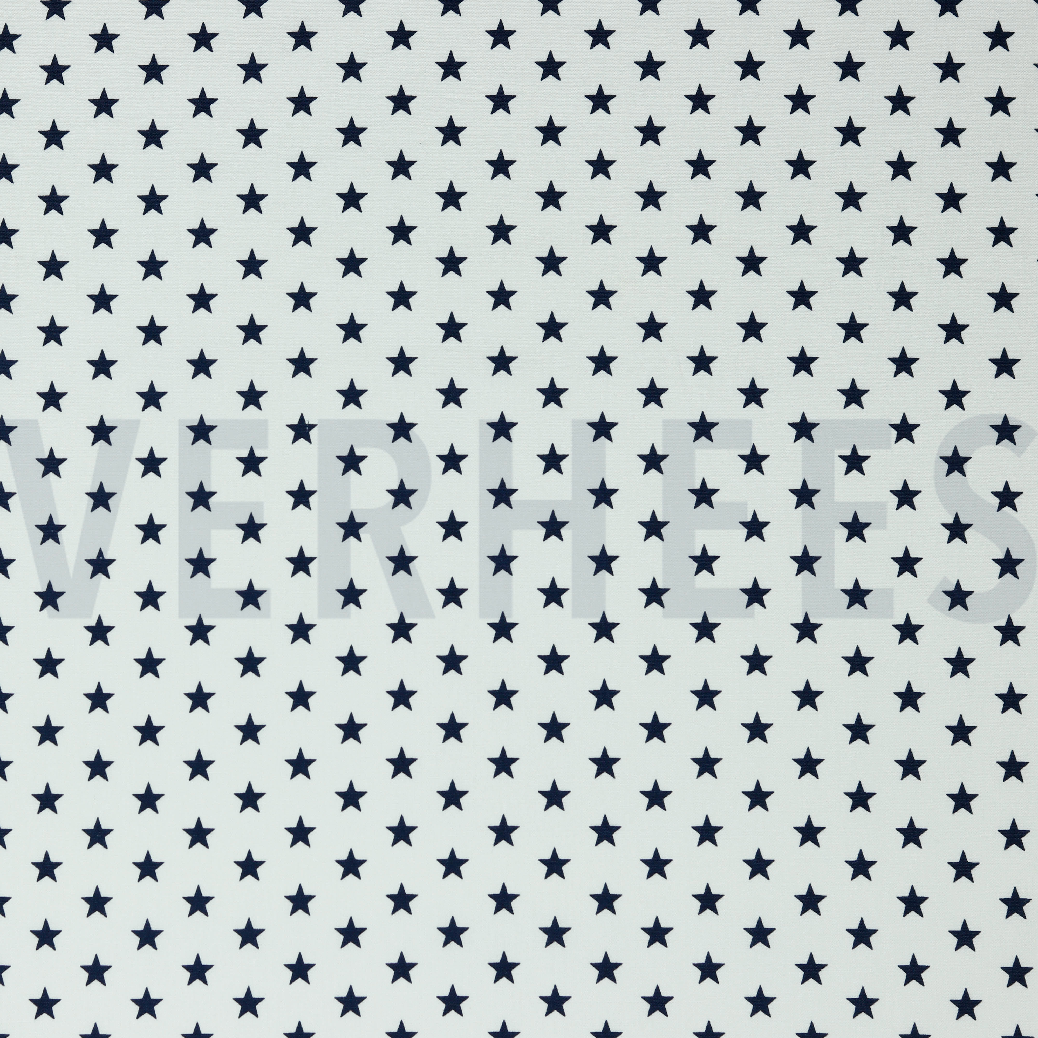 POPLIN PETIT STARS WHITE/NAVY (high resolution)