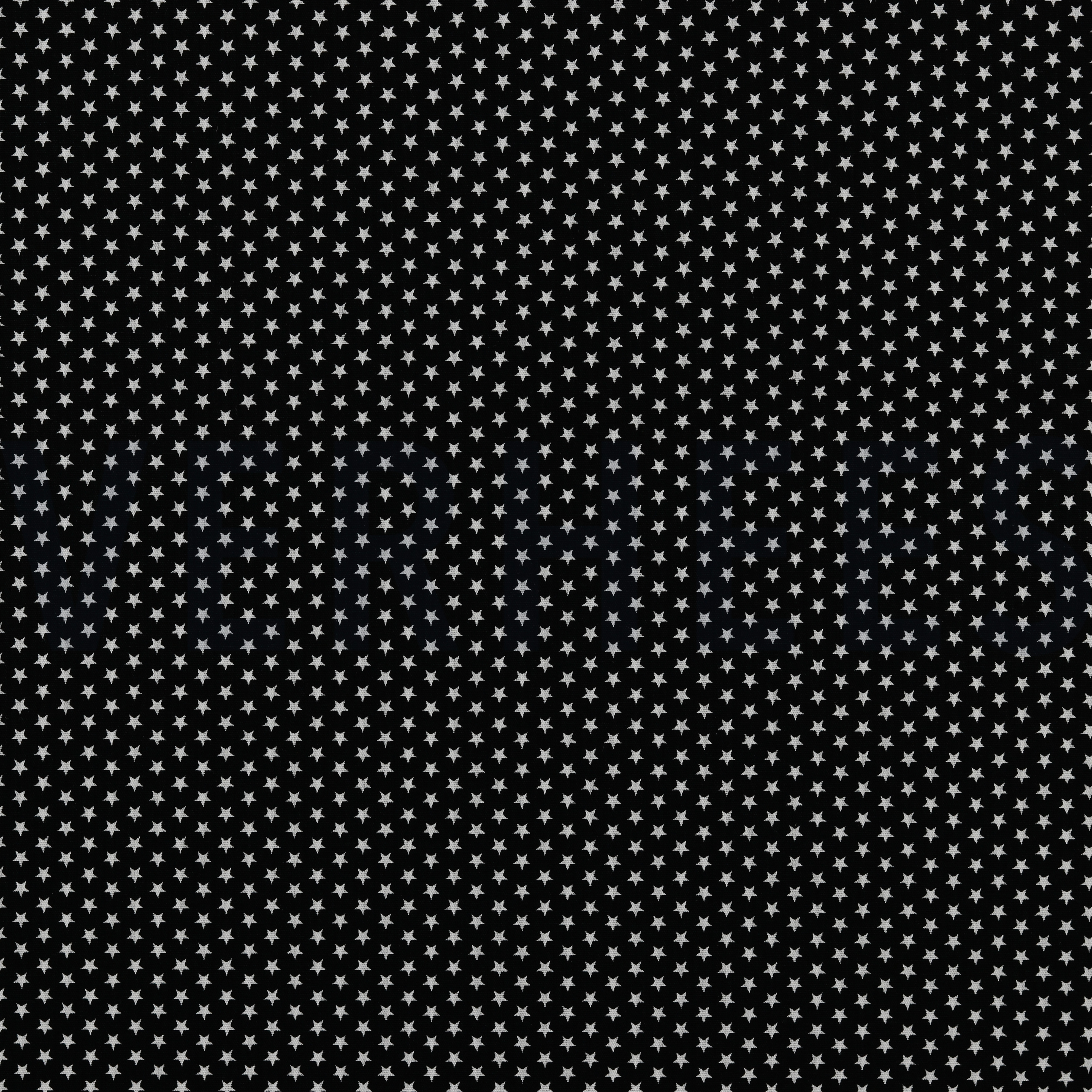 POPLIN MINI STARS BLACK (high resolution)