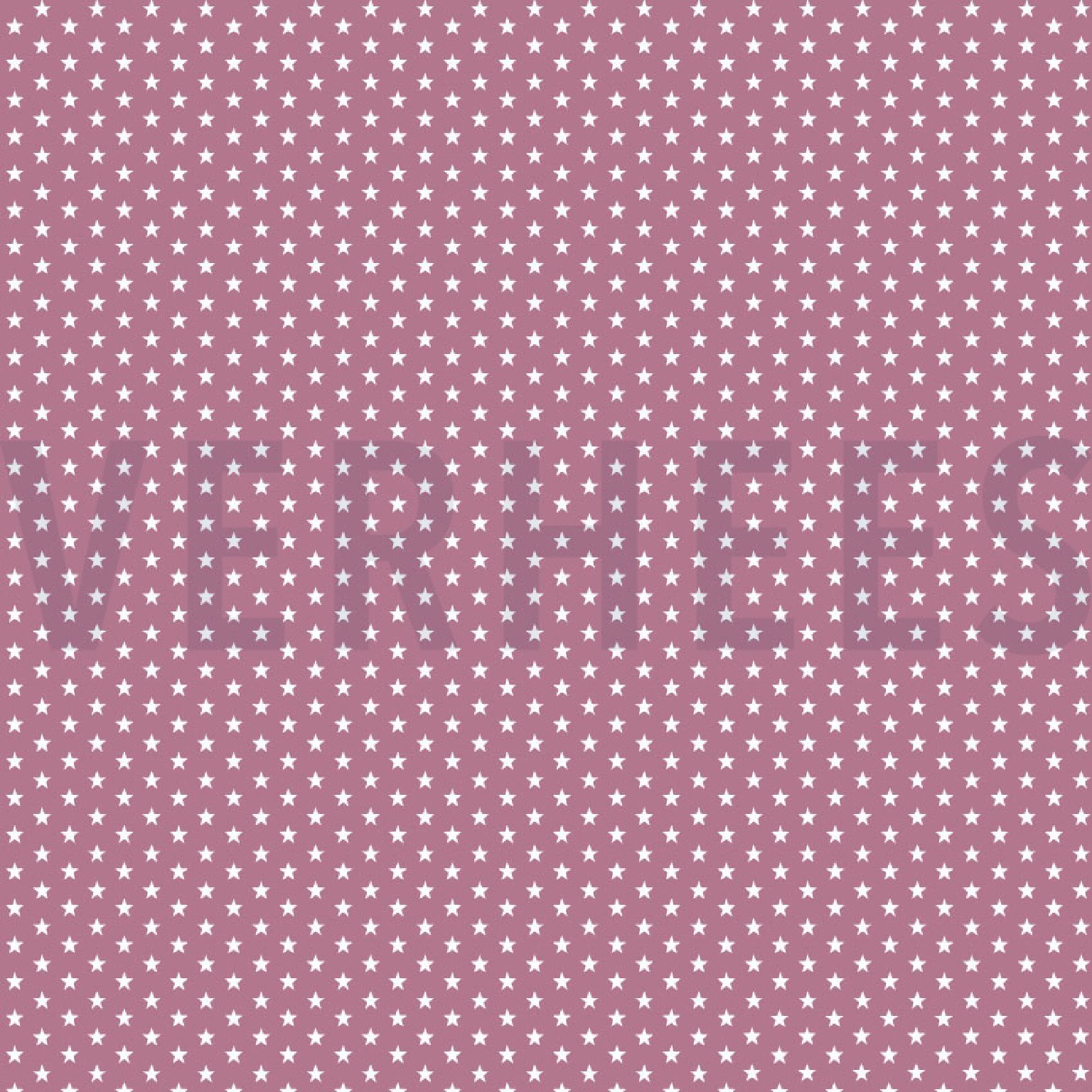 POPLIN MINI STARS MAUVE (high resolution)