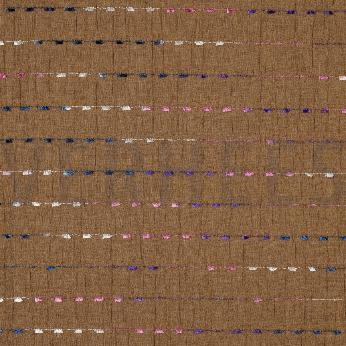 CRINKLE COTTON DOBBY STRIPE CAMEL (high resolution)