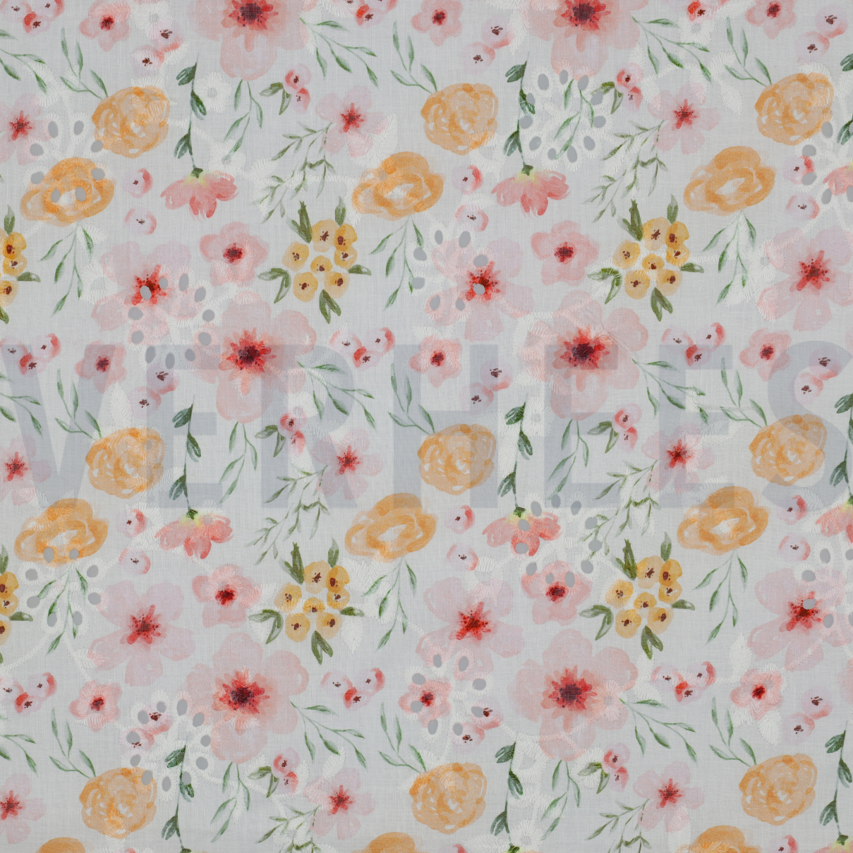 COTTON EMBROIDERY DIGITAL FLOWERS WHITE (high resolution)