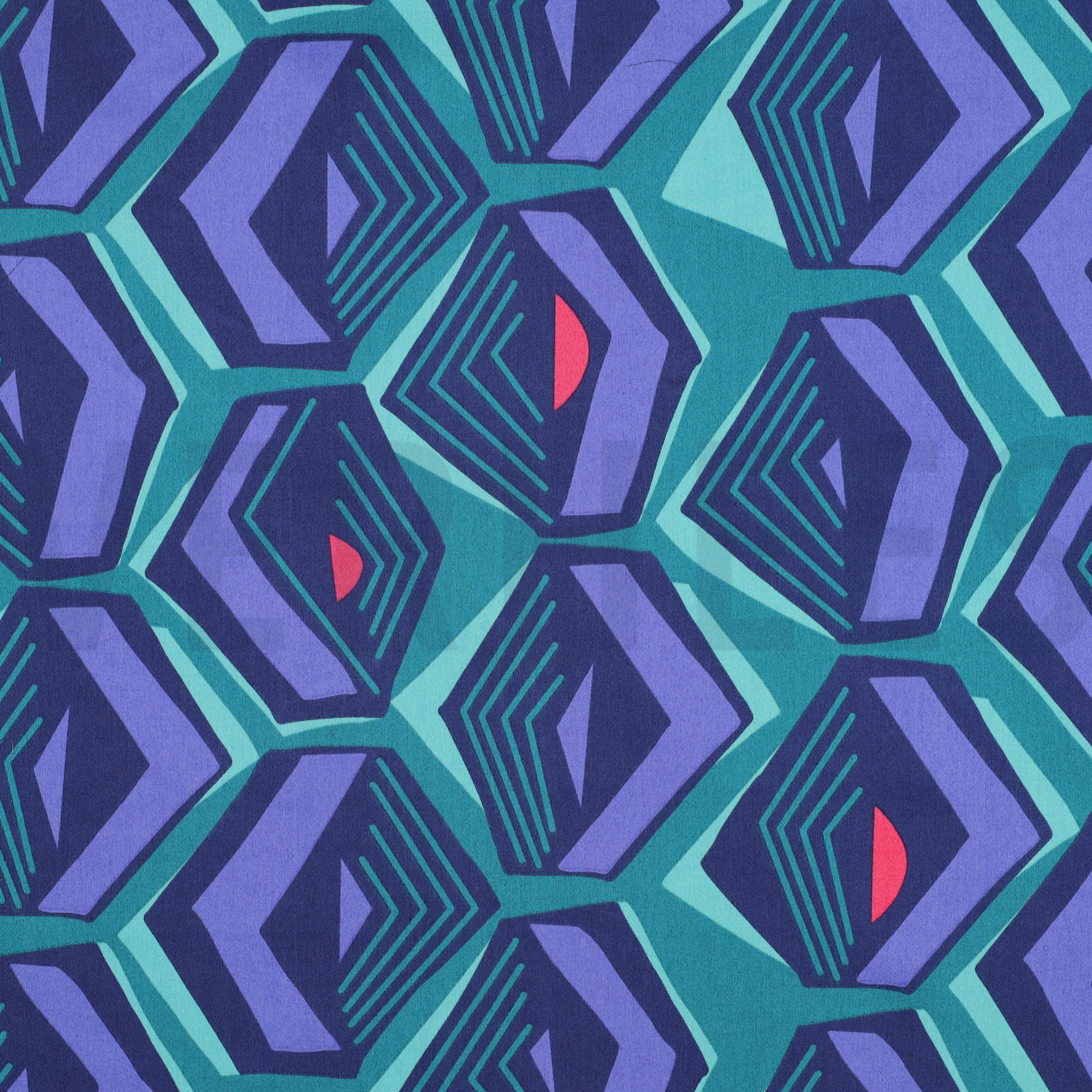 COTTON SATIN GEOMETRIC PETROL (high resolution)