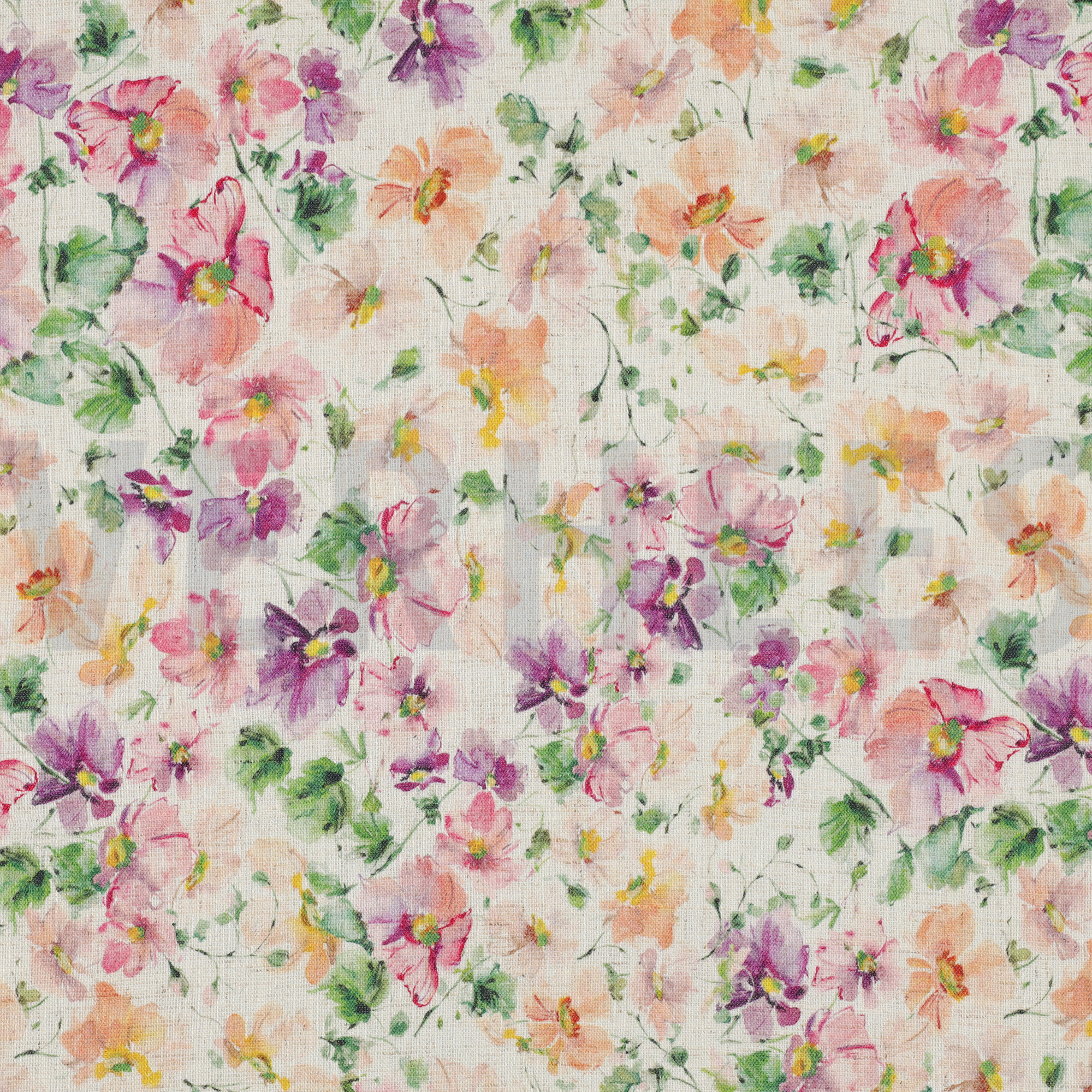 LINEN VISCOSE CRÊPE DIGITAL FLOWERS MULTICOLOUR (high resolution)