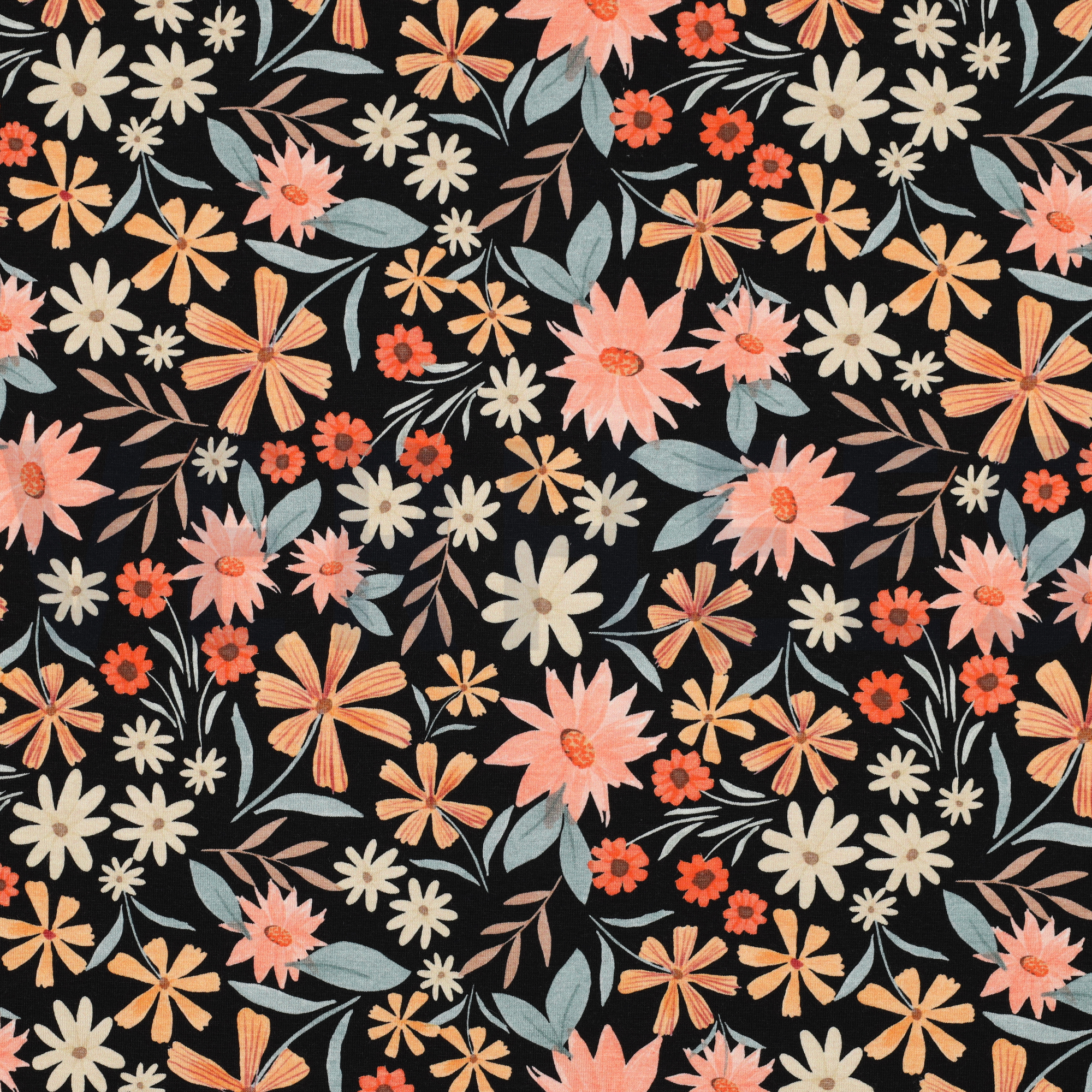 JERSEY DIGITAL FLOWERS BLACK (high resolution)