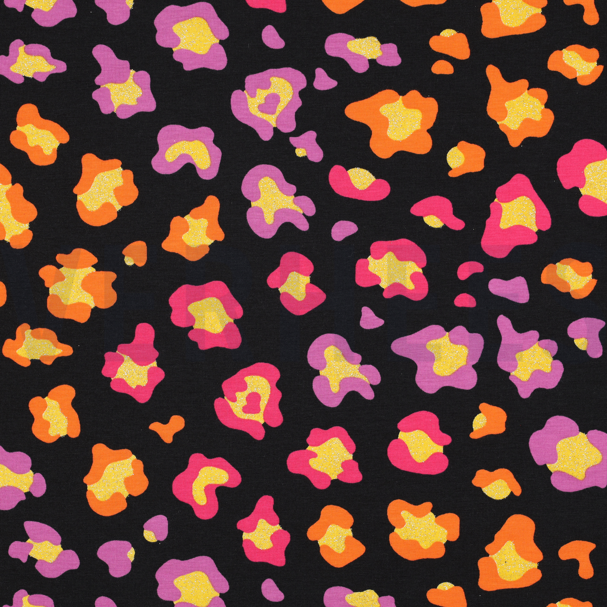 JERSEY GLITTER ANIMAL SKIN BLACK (high resolution)