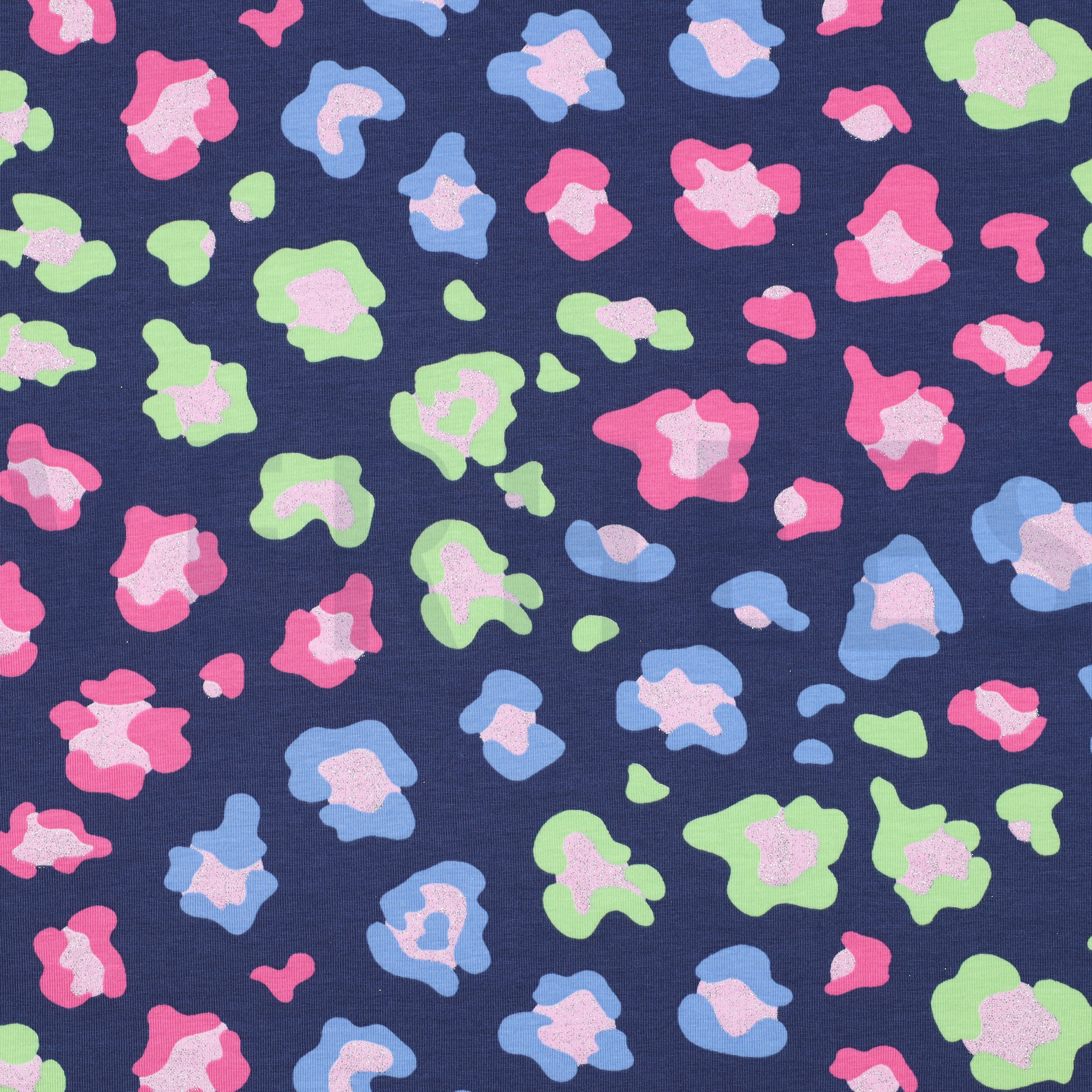 JERSEY GLITTER ANIMAL SKIN NAVY (high resolution)