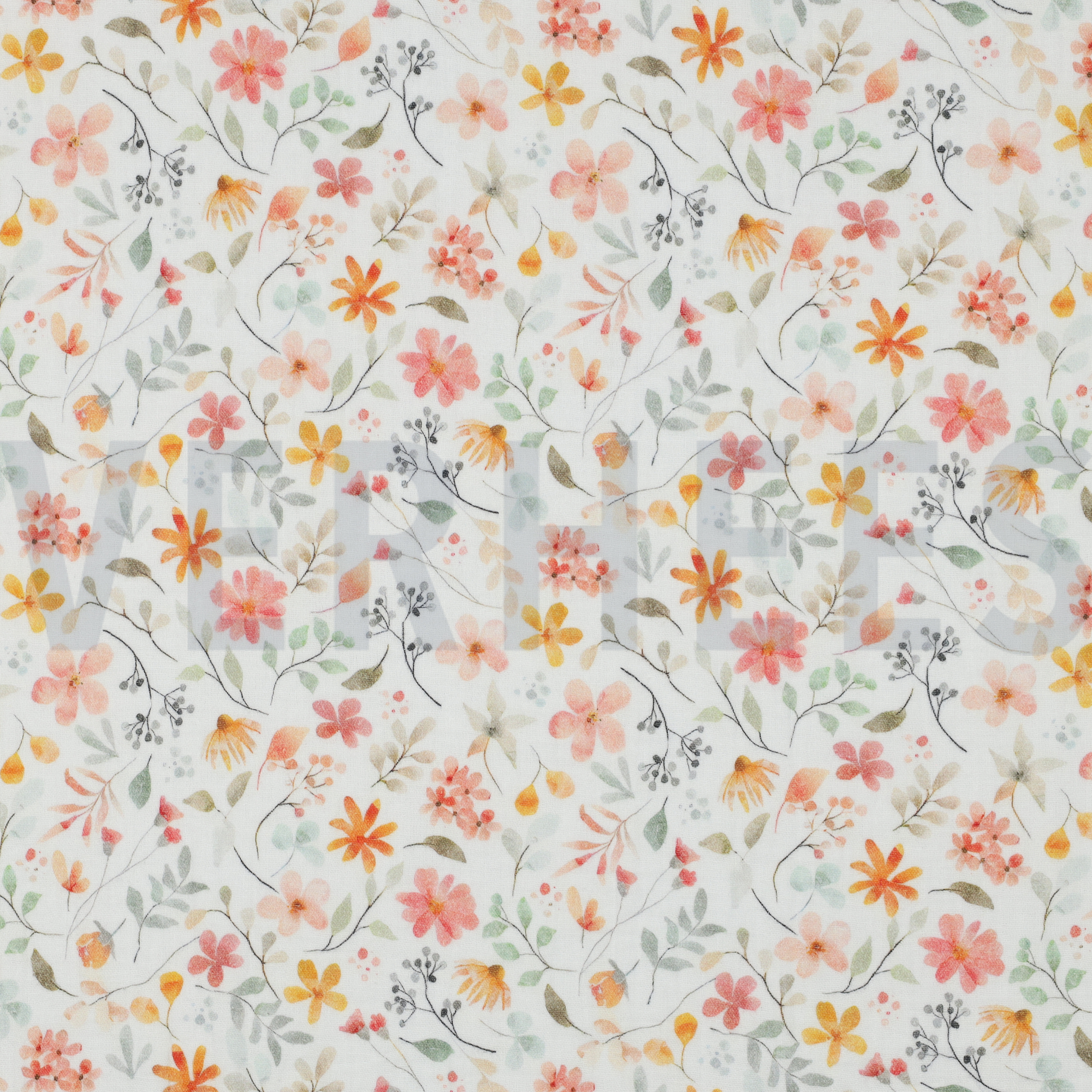 DOUBLE GAUZE DIGITAL FLOWERS WHITE (high resolution)