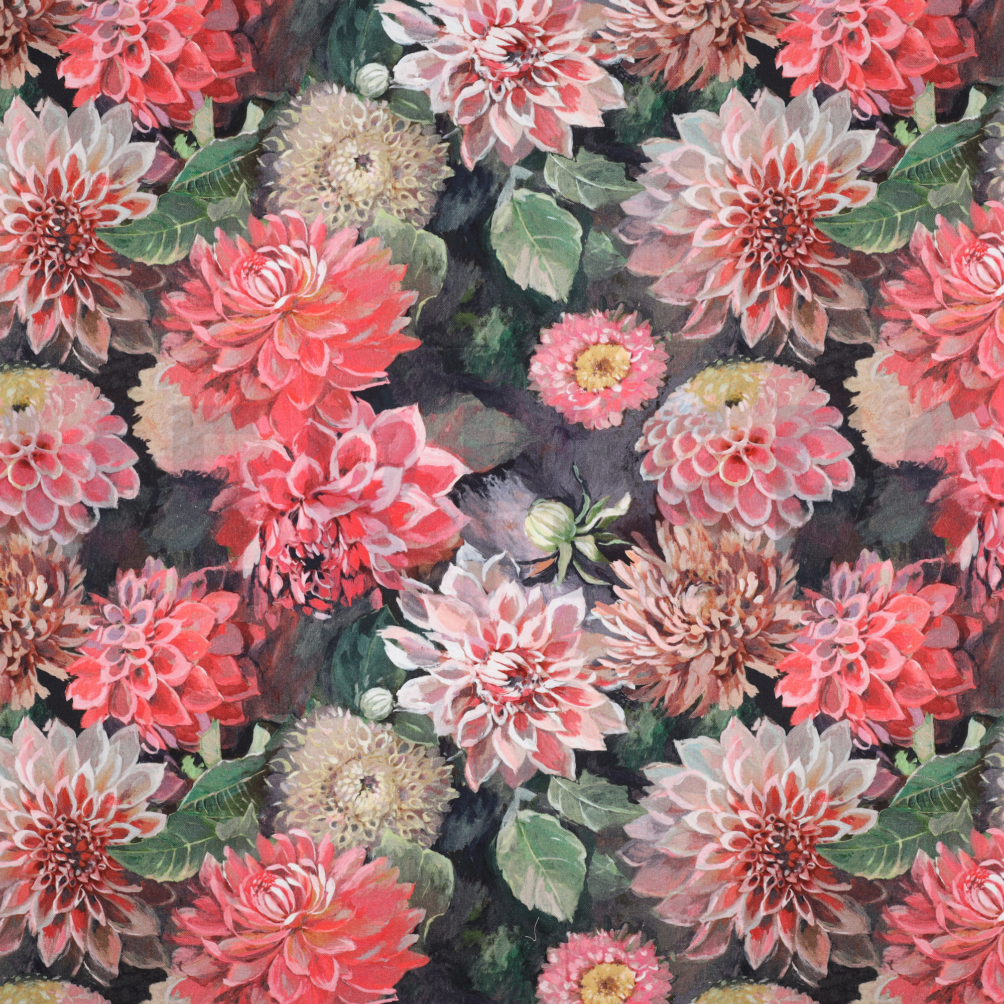 CANVAS DIGITAL FLOWERS RED (high resolution)