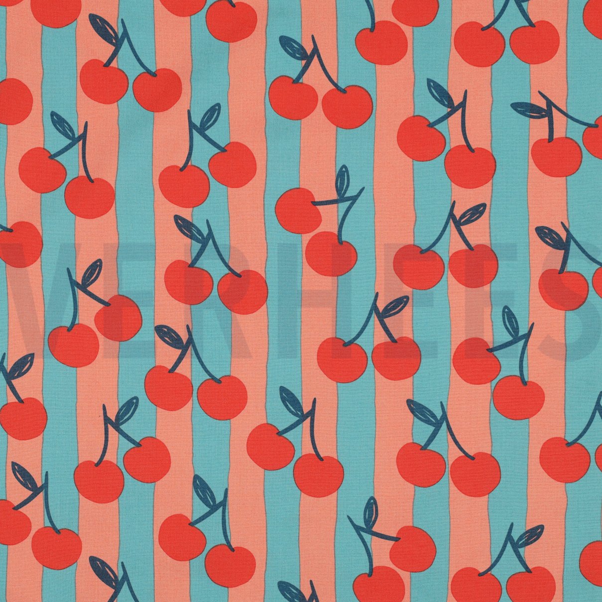 FINE POPLIN FRUIT LIGHT PETROL (high resolution)