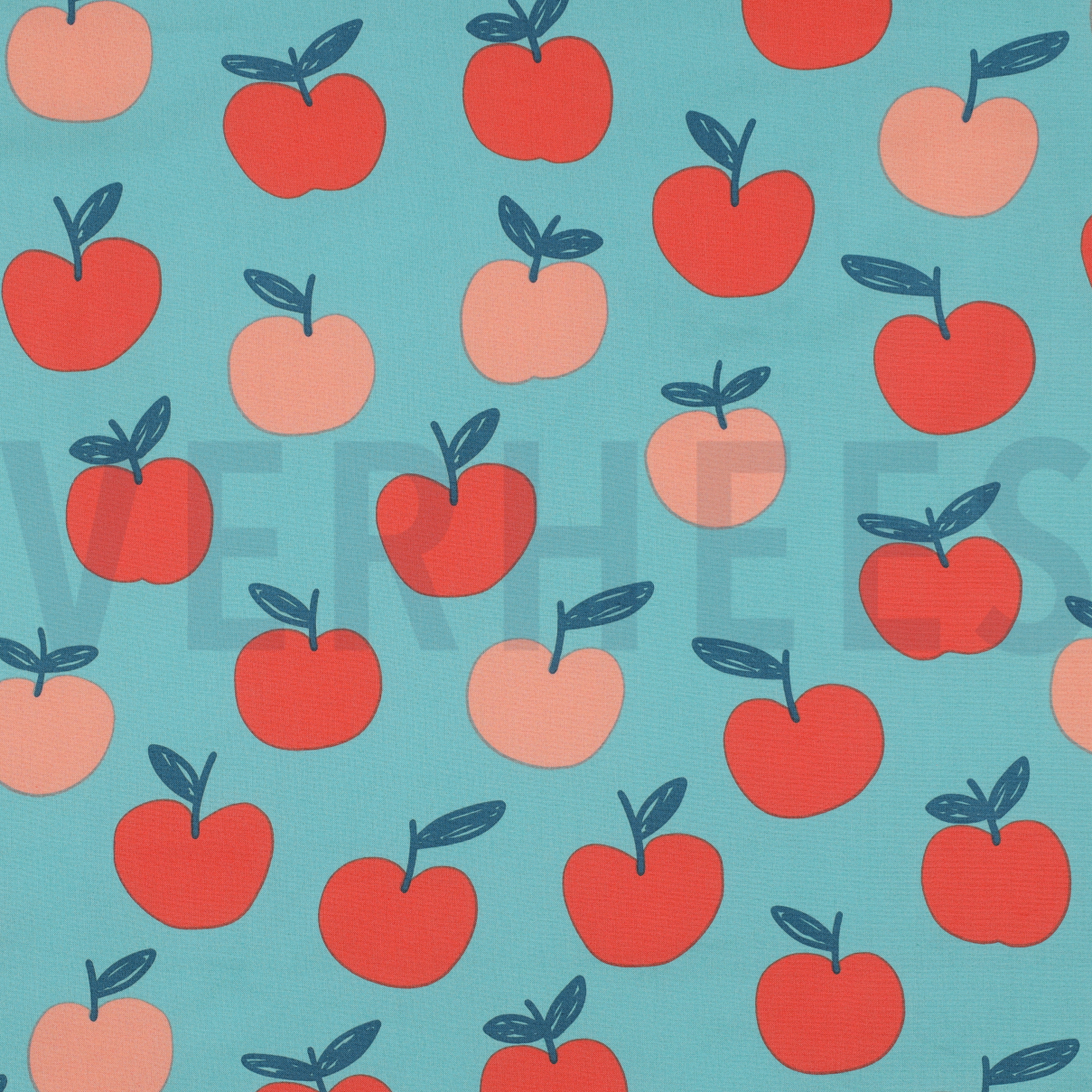 FINE POPLIN FRUIT LIGHT PETROL (high resolution)