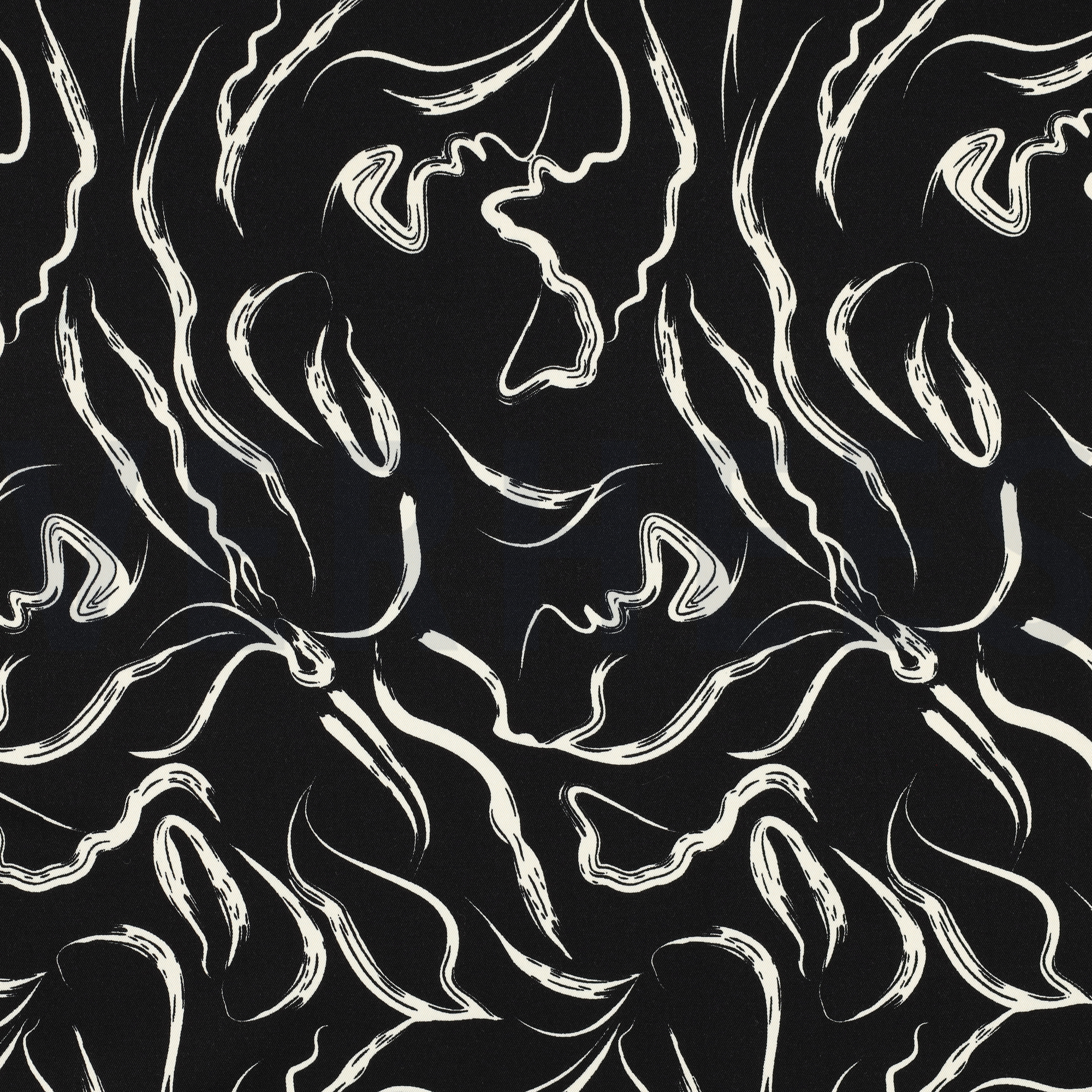 ROSELLA STRETCH ABSTRACT BLACK (high resolution)