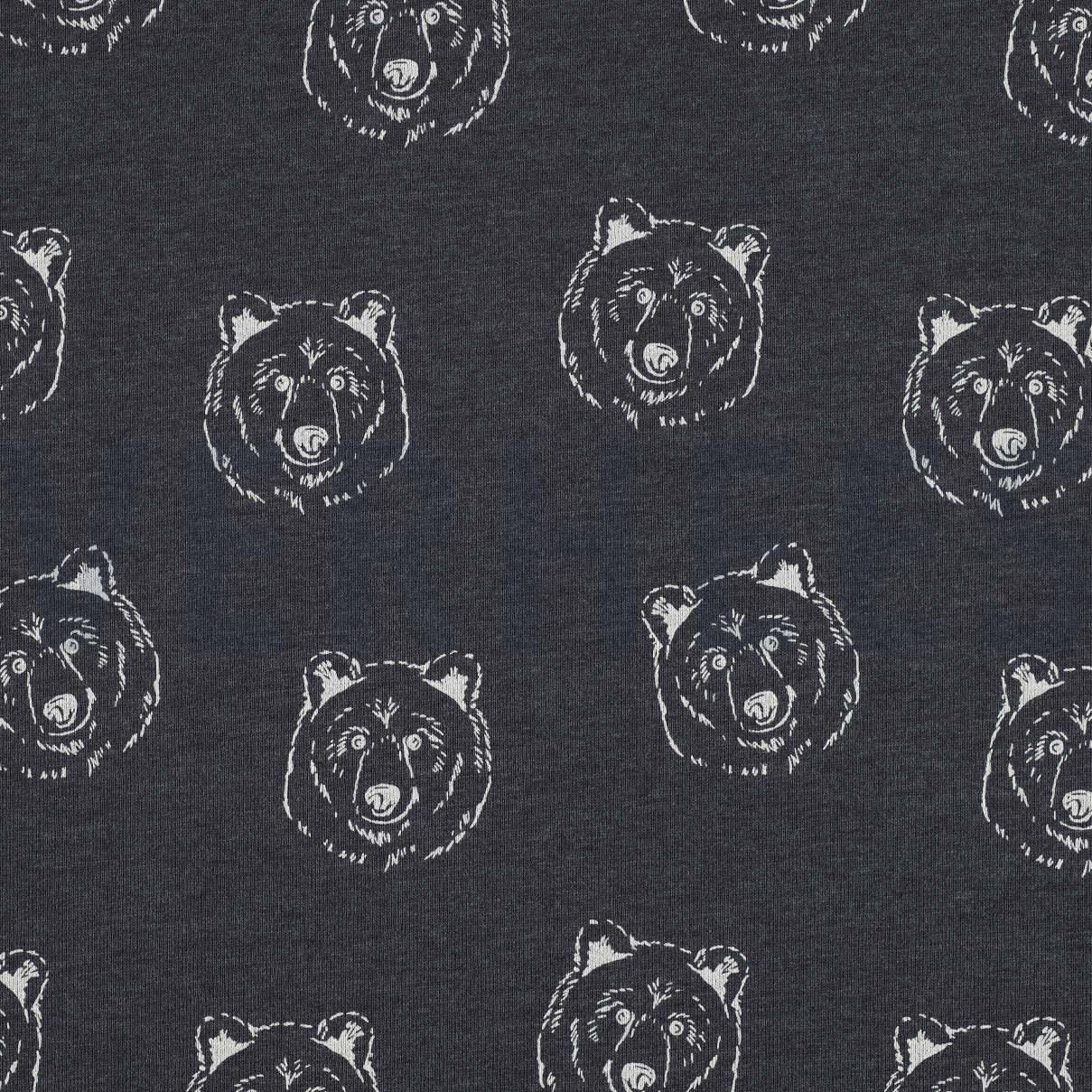 SWEAT MELANGE BEARS INDIGO MELANGE (high resolution)