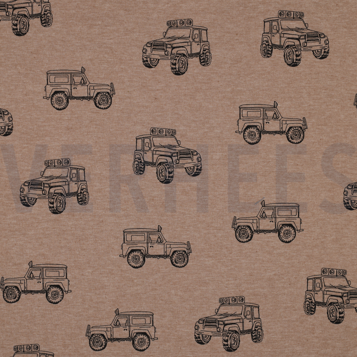 JERSEY MELANGE CARS TAUPE MELANGE (high resolution)