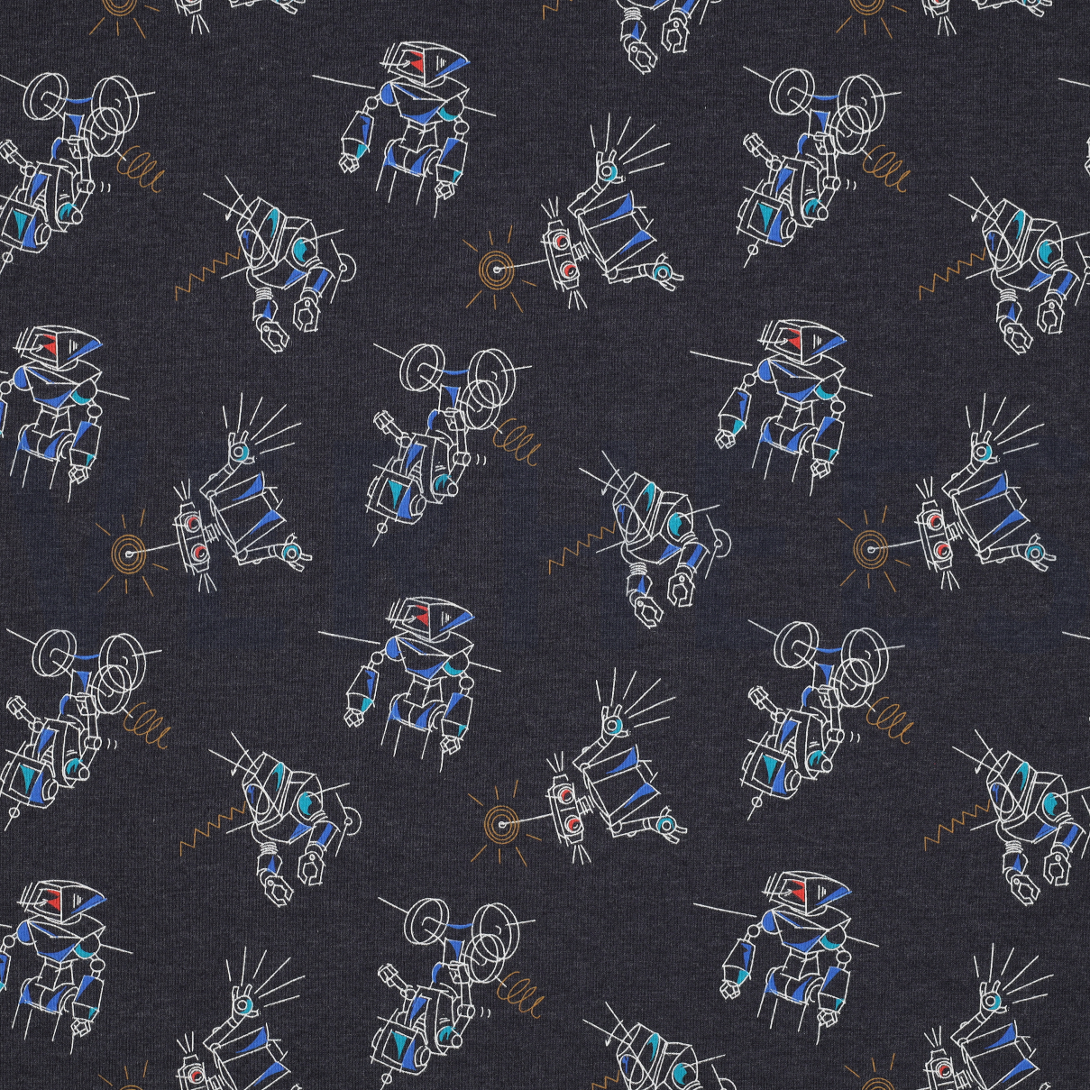 JERSEY MELANGE ROBOTS INDIGO MELANGE (high resolution)