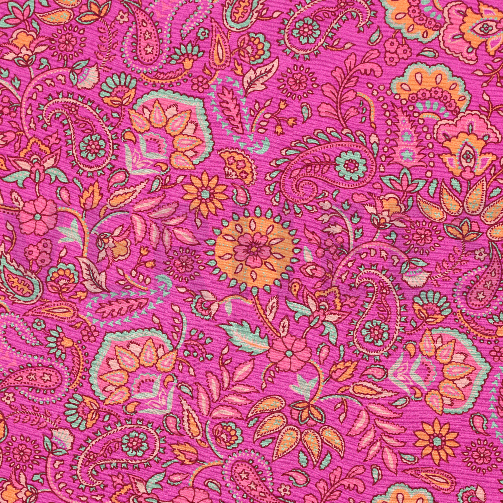 LENZING ECOVERO DIGITAL PAISLEY FUCHSIA (high resolution)