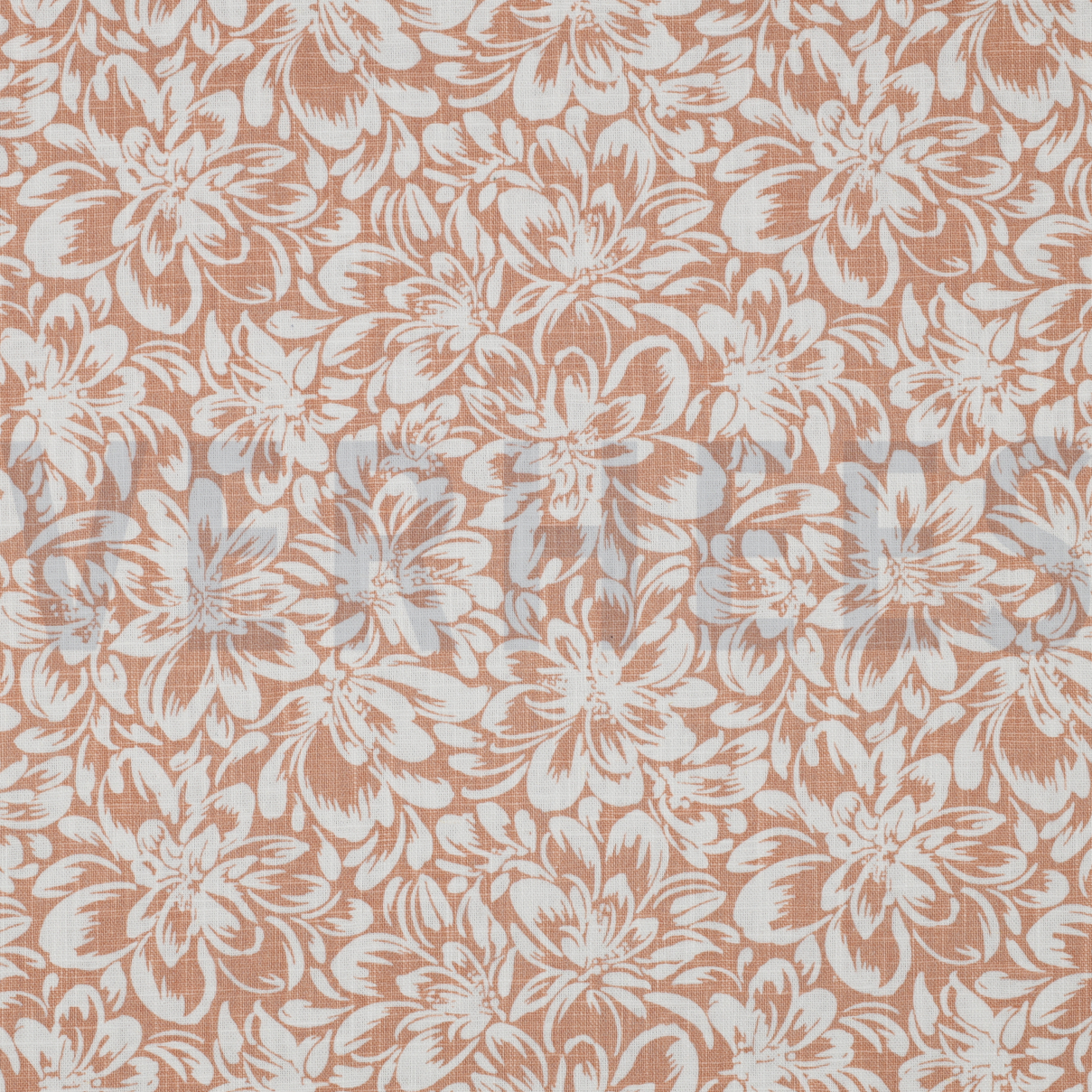 LINEN WASHED FLOWERS LIGHT APRICOT (high resolution)