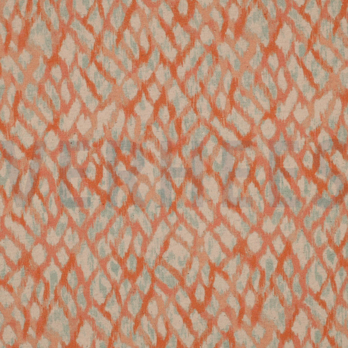 LINEN JERSEY DIGITAL ANIMAL SKIN APRICOT (high resolution)