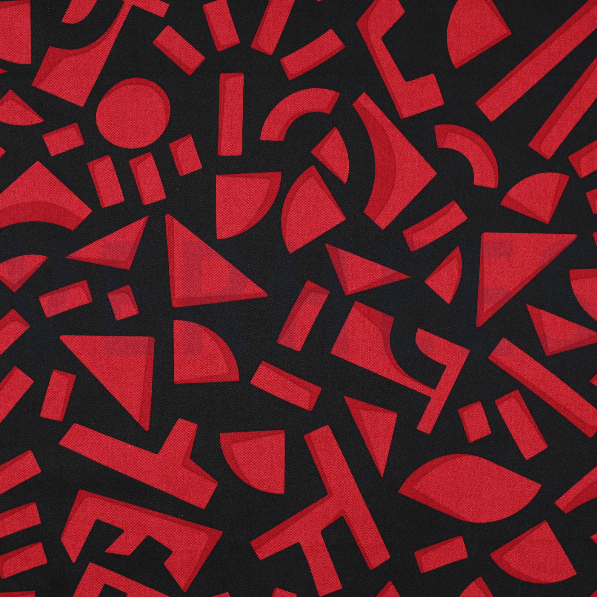 COTTON SATIN GEOMETRIC DARK RED (high resolution)