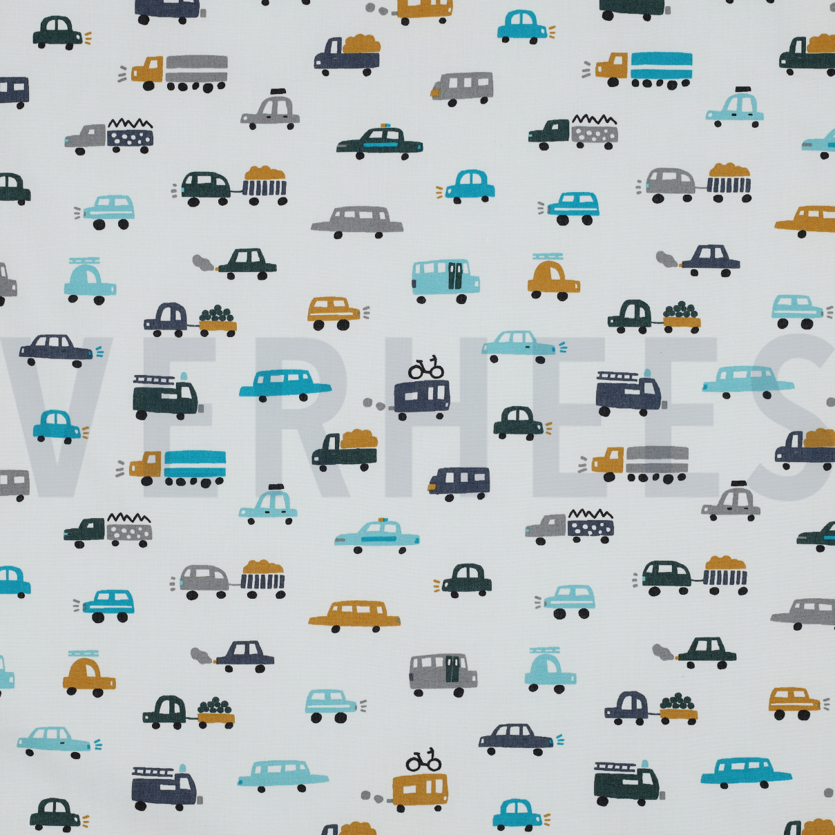 FINE POPLIN CARS WHITE (high resolution)