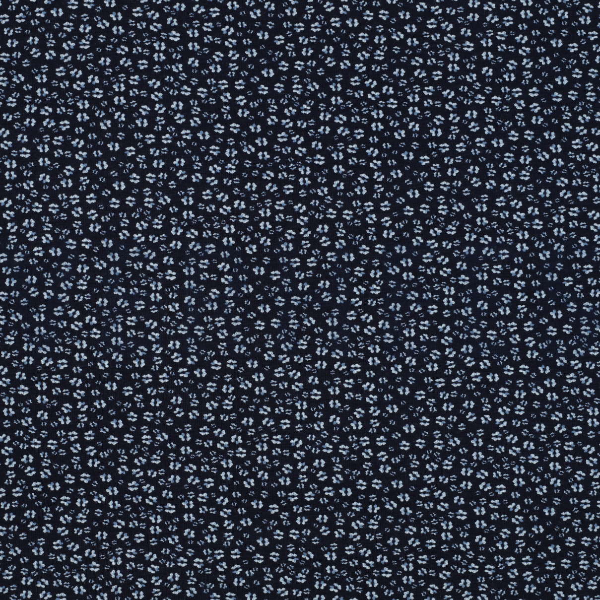 BAMBOO COTTON JERSEY FLOWERS NAVY (high resolution)