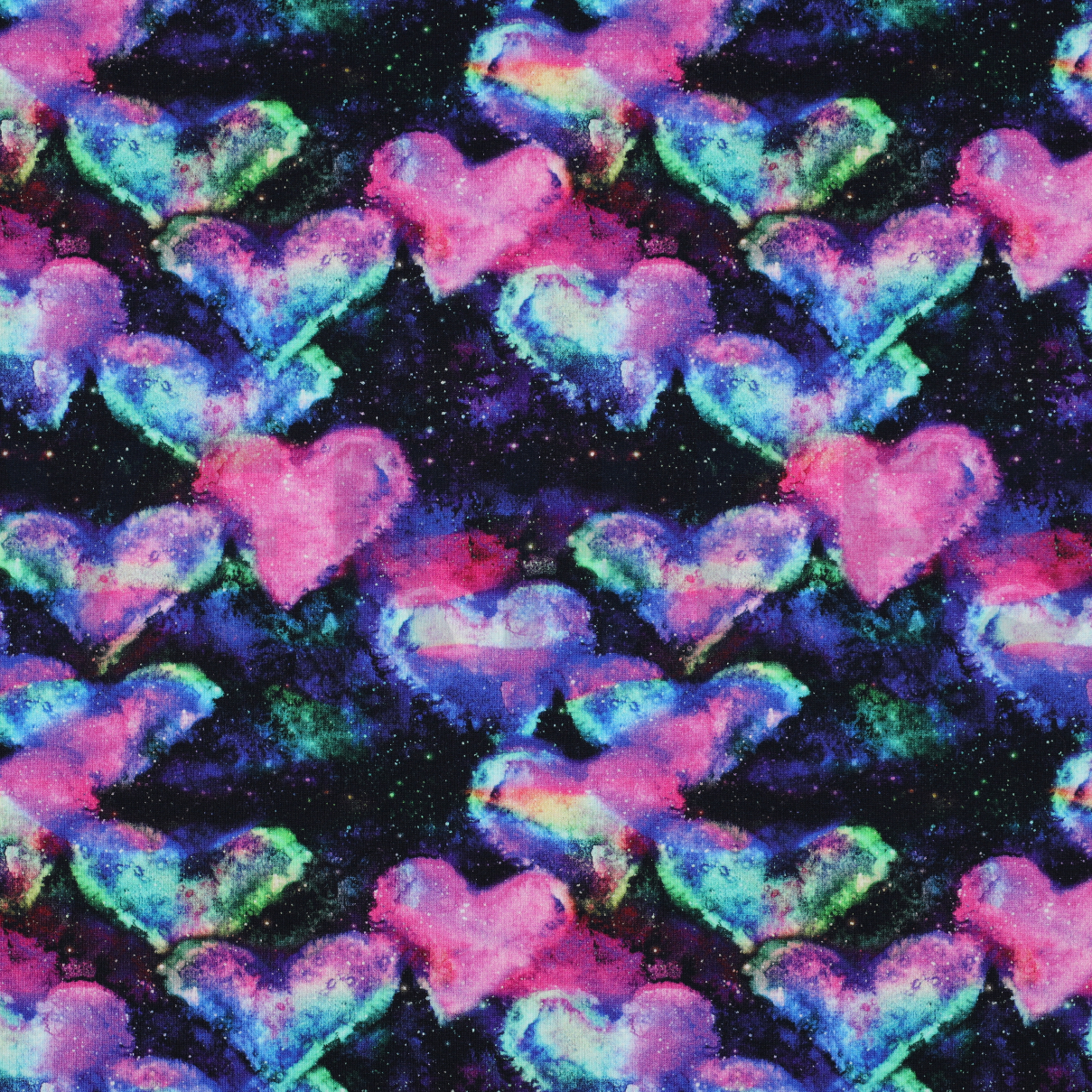 JERSEY DIGITAL NEON HEARTS NAVY / PINK (high resolution)