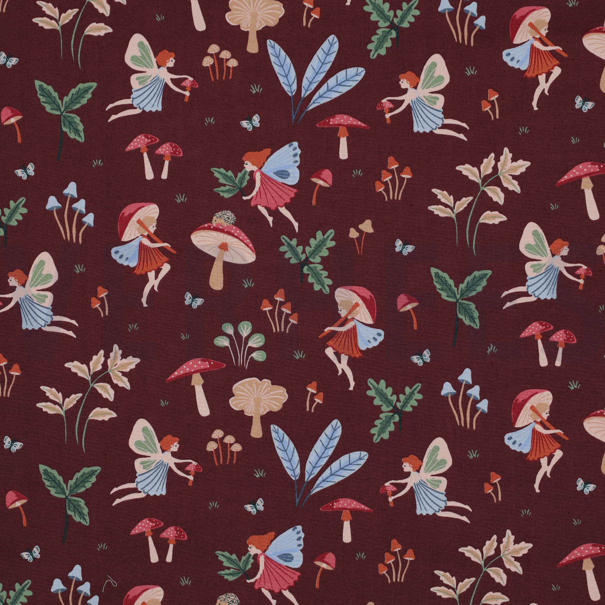 FINE POPLIN FAIRYTALE BORDEAUX (high resolution)