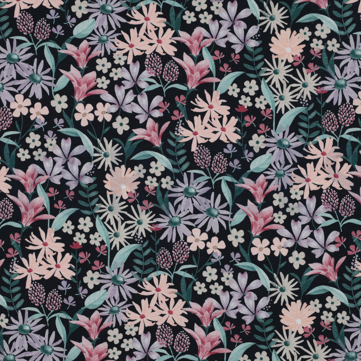 JERSEY DIGITAL FLOWERS NAVY (high resolution)