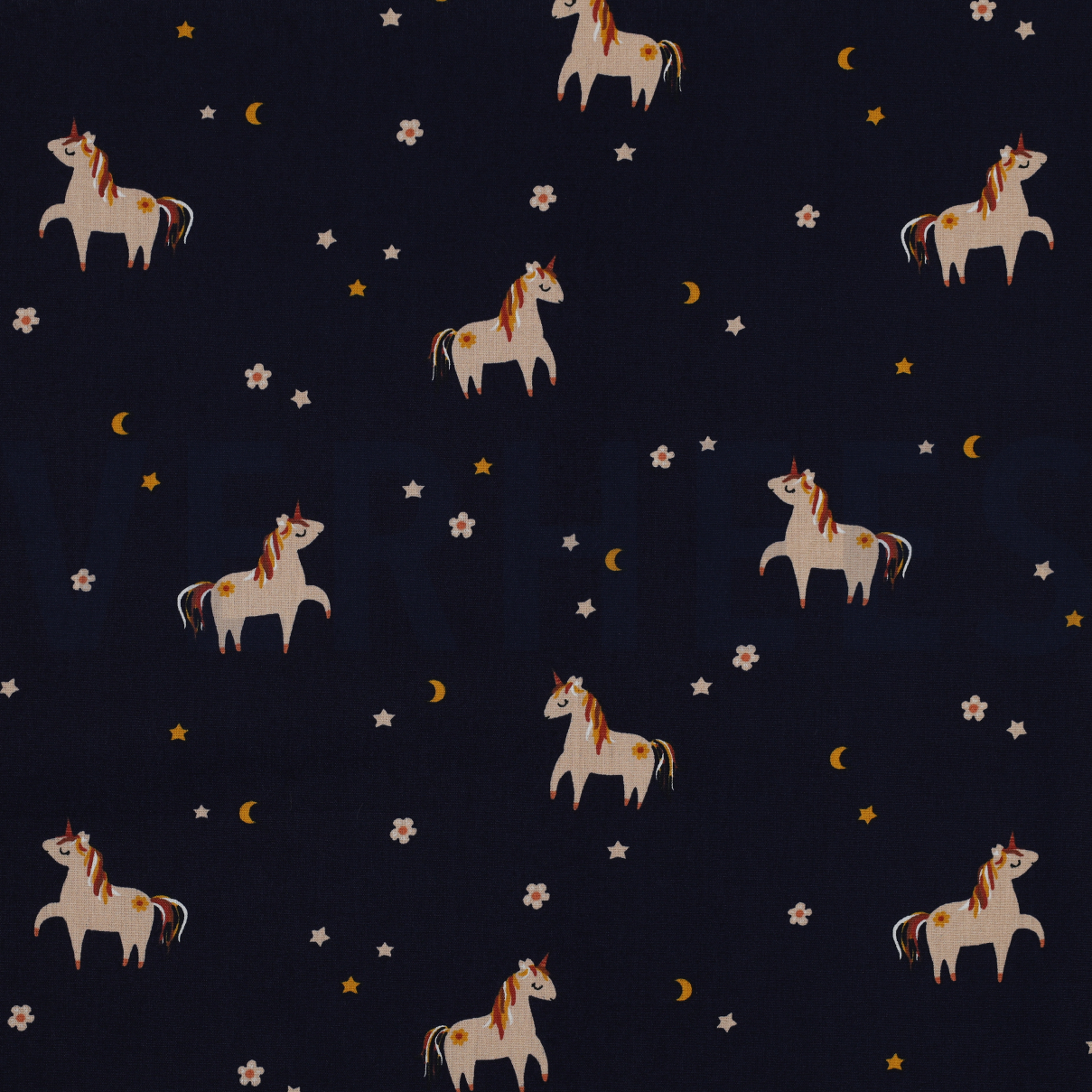 POPLIN UNICORN NAVY (high resolution)