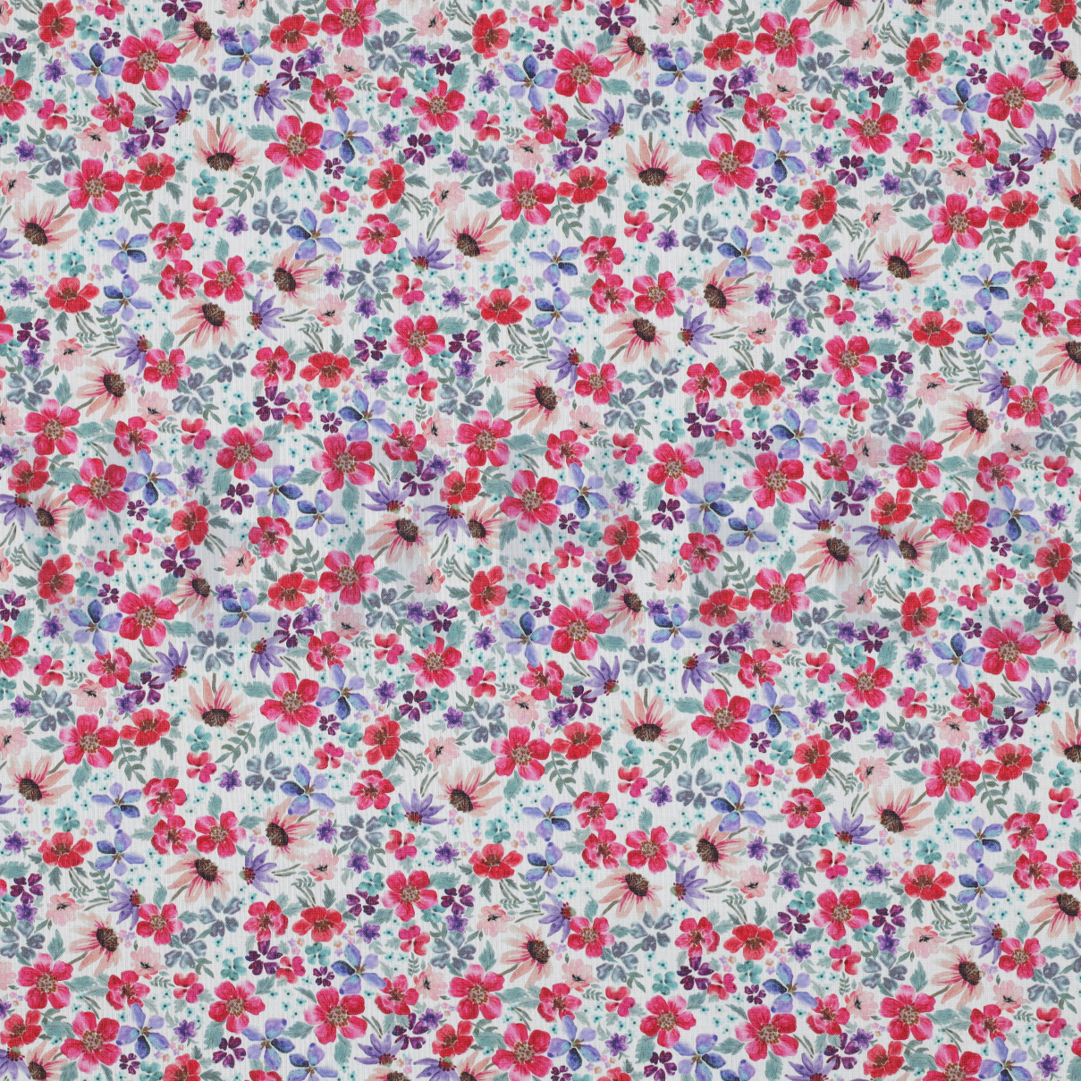 POPLIN DIGITAL SMALL FLOWERS WHITE (high resolution)