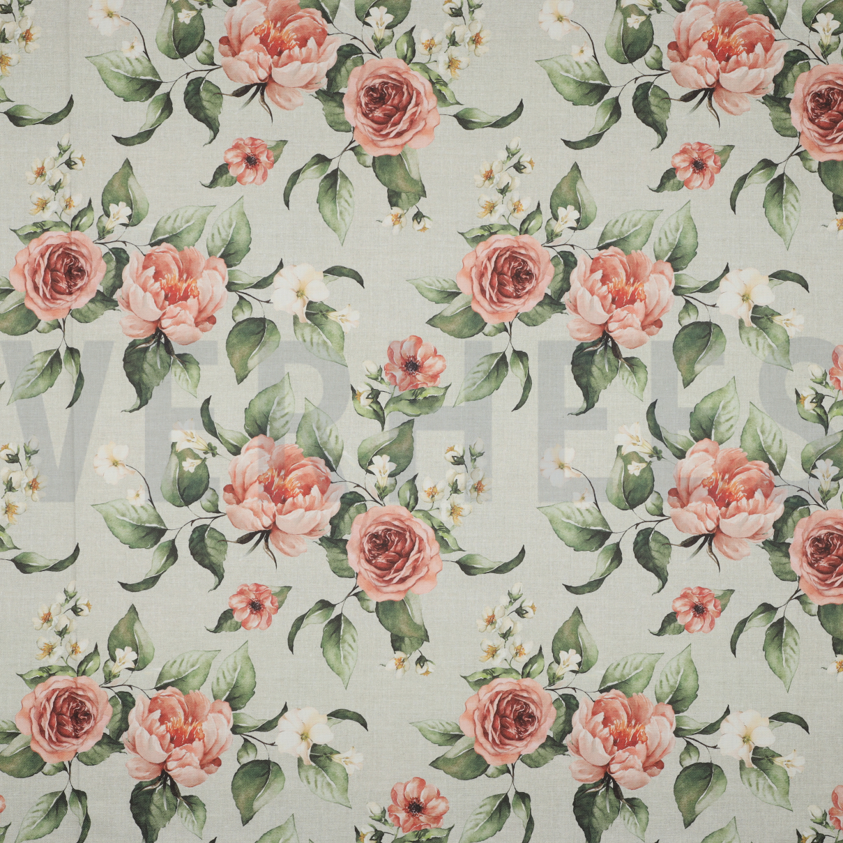 CANVAS DIGITAL FLOWERS LINEN (high resolution)