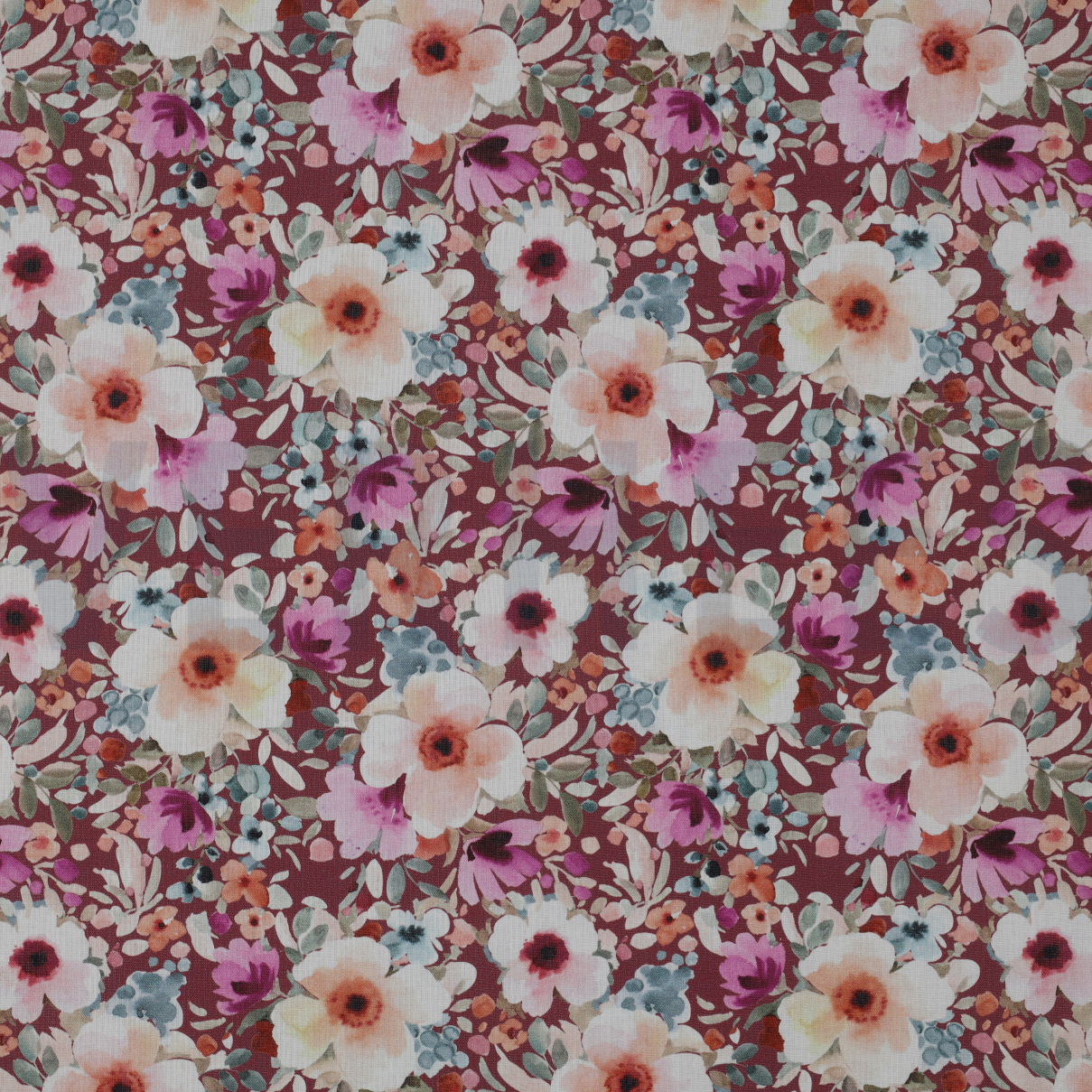 POPLIN DIGITAL FLOWERS MAUVE (high resolution)