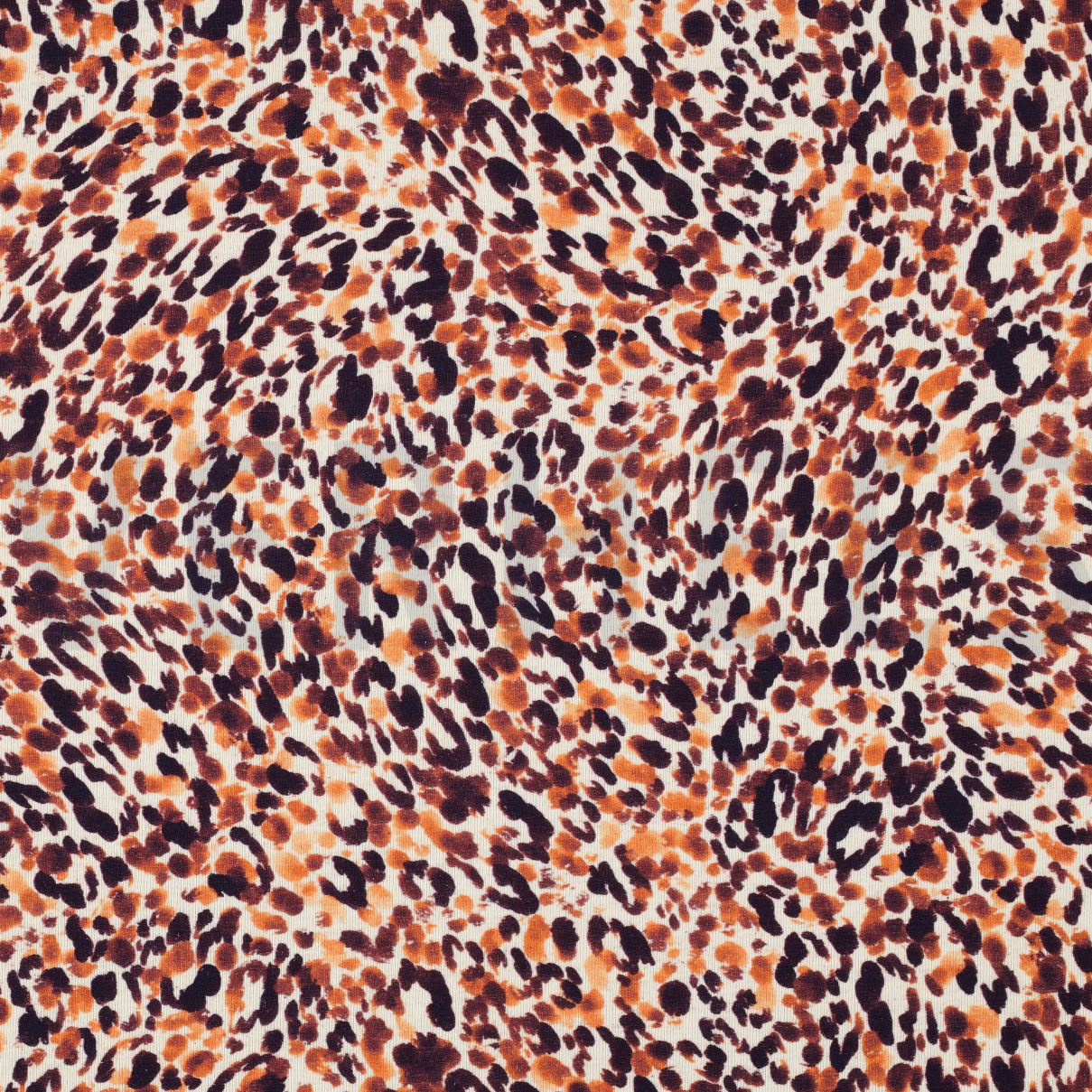 LINEN JERSEY DIGITAL LEOPARD PRINT NATURAL ORANGE (high resolution)