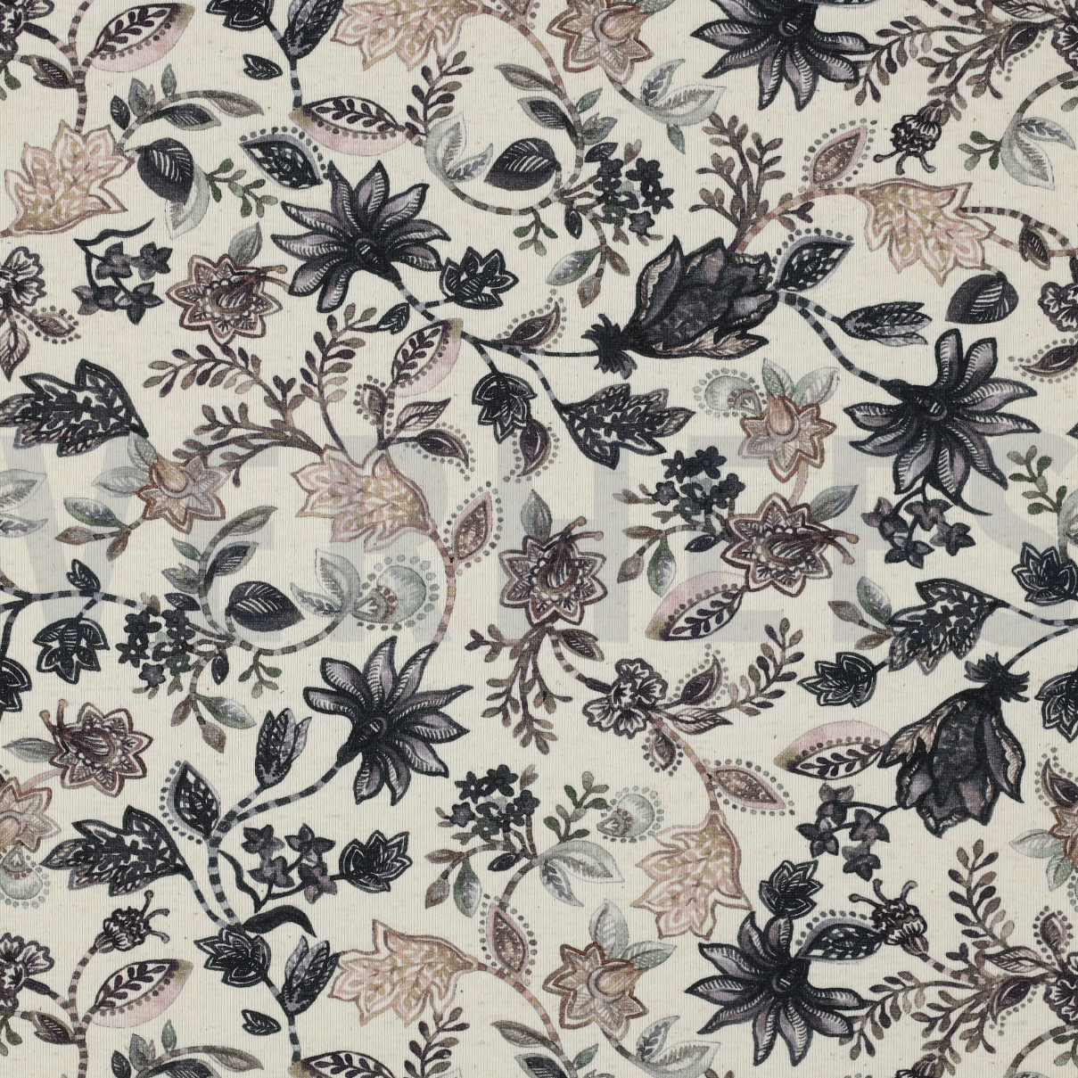 LINEN JERSEY DIGITAL FLOWERS NAVY (high resolution)