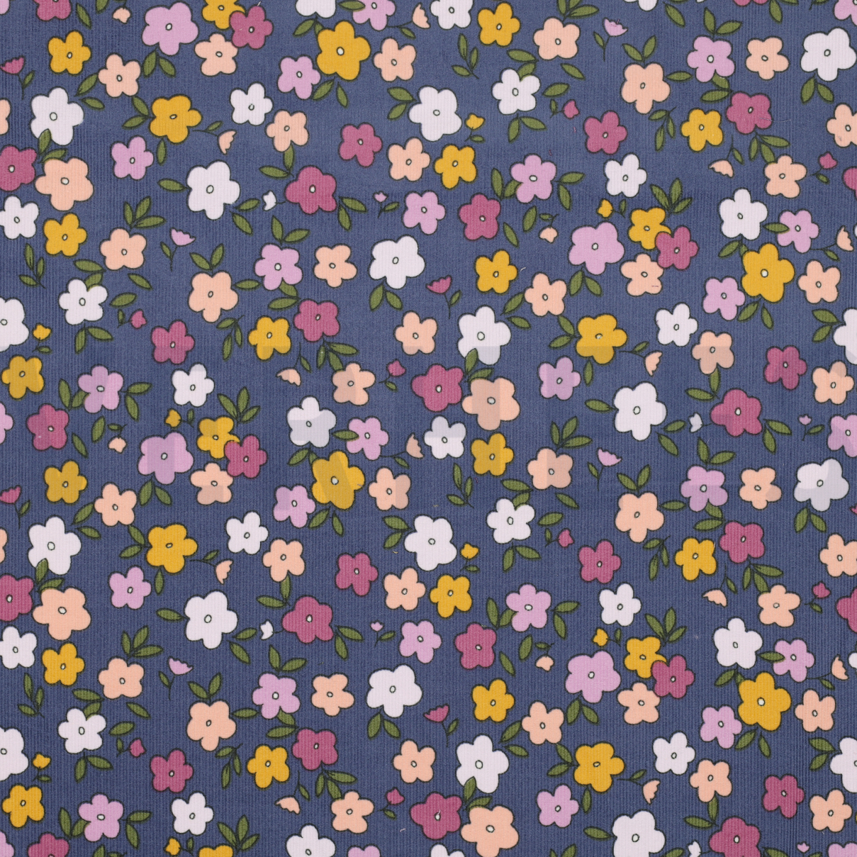 BABYCORD SMALL FLOWERS JEANS (high resolution)