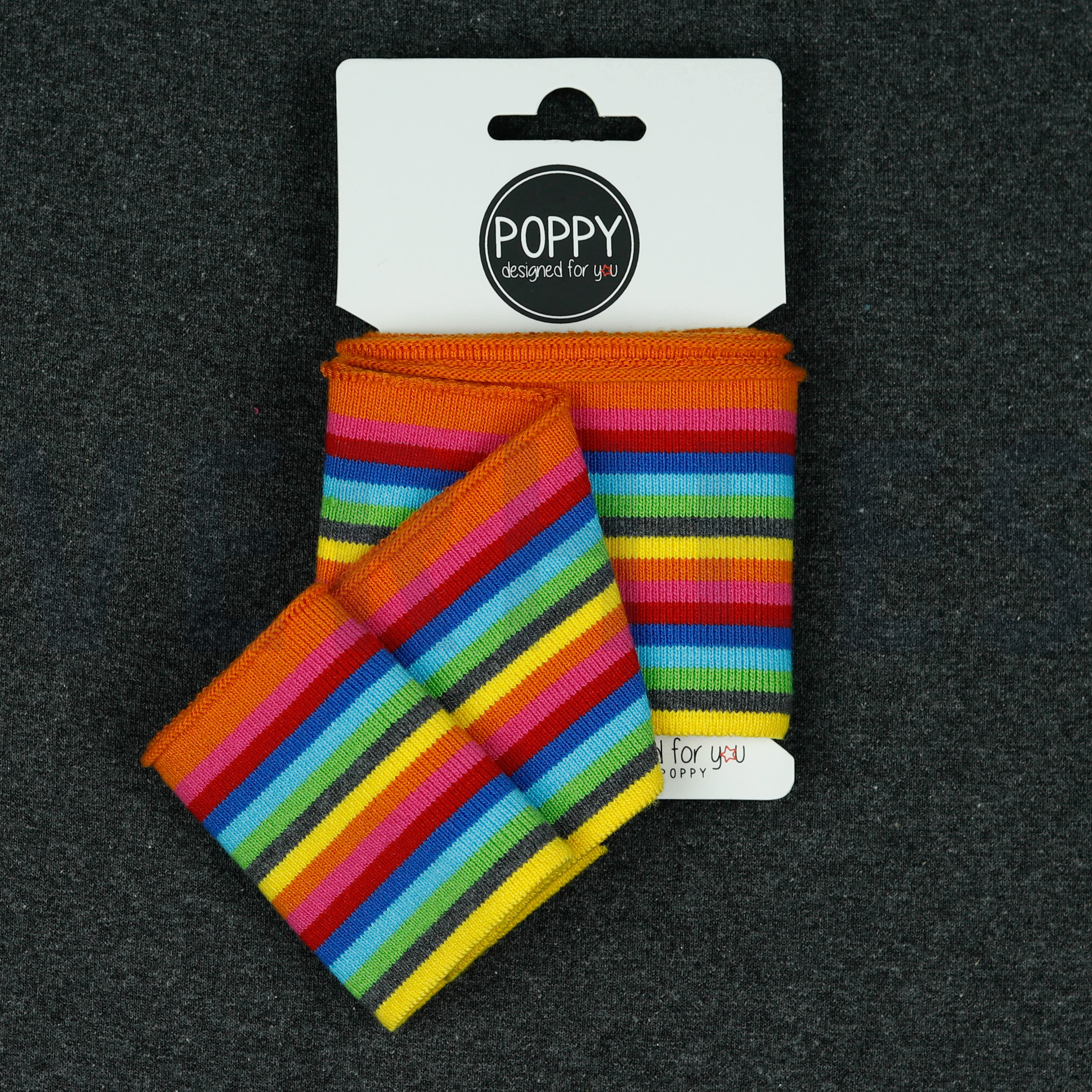 CUFFS STRIPE MULTICOLOUR SMALL STRIPE (high resolution)