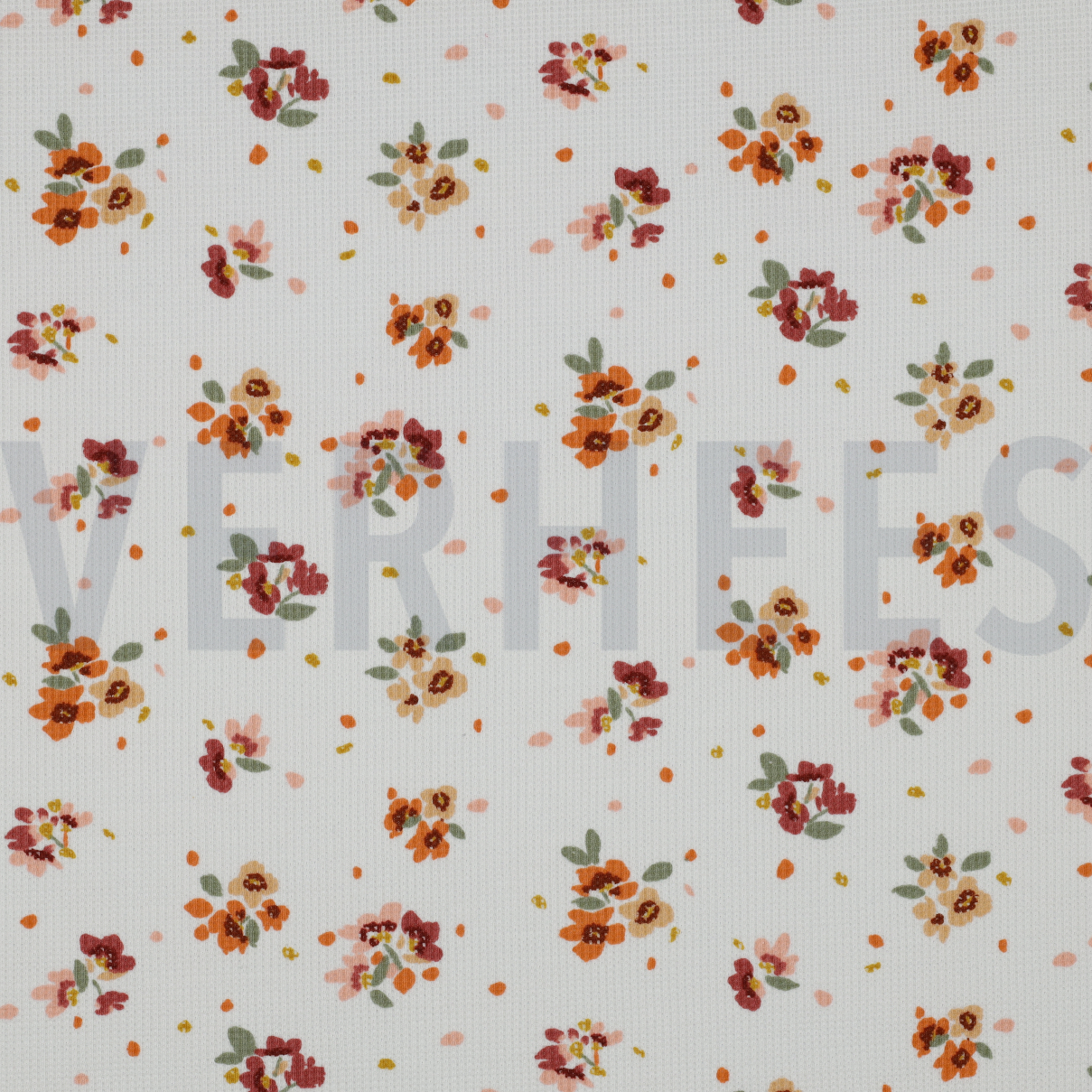 WAFFLE JERSEY FLOWERS WHITE (high resolution)