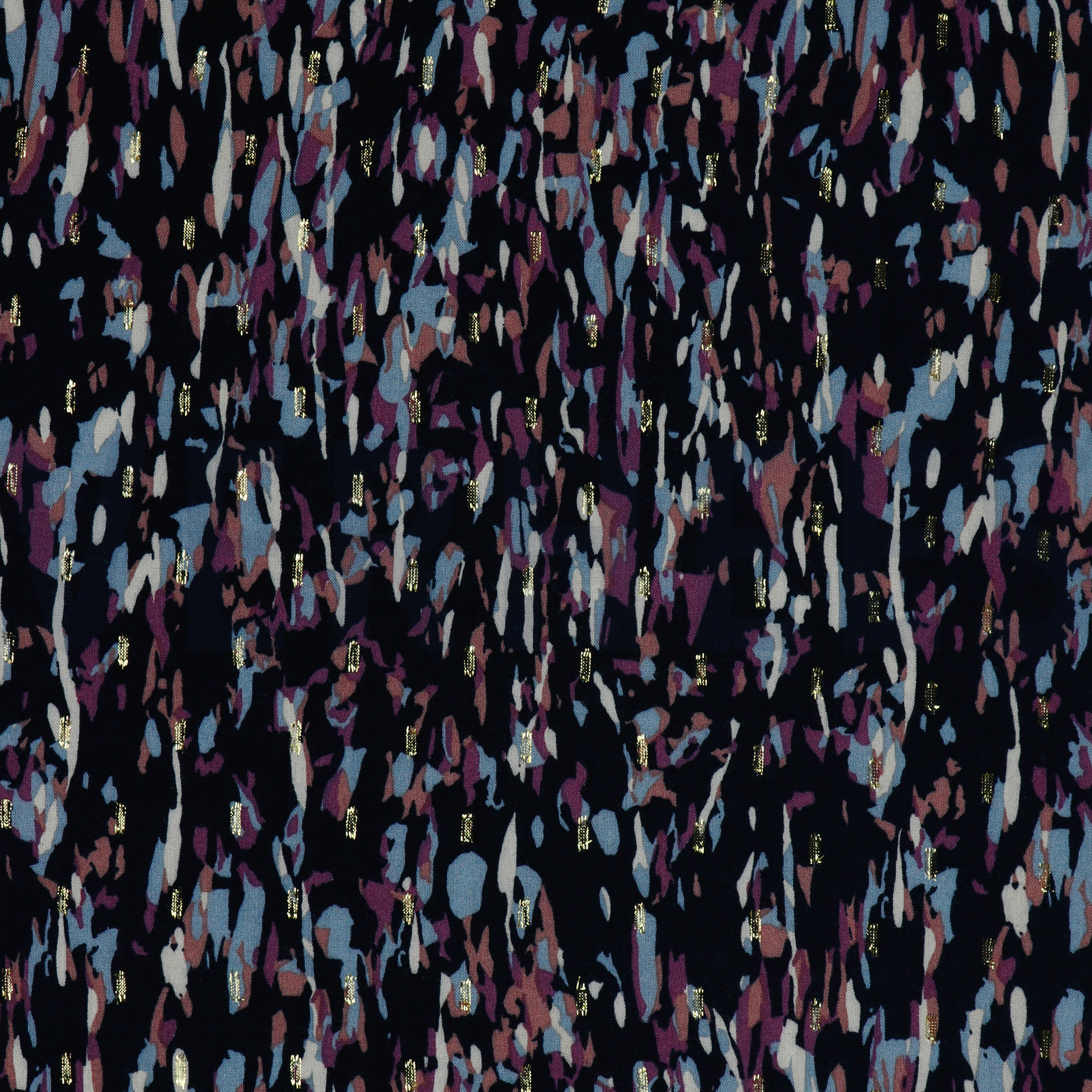 VISCOSE LUREX ABSTRACT NAVY (high resolution)